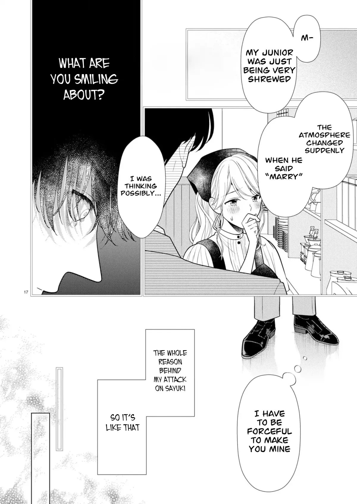 Yandere Killing!! ~When I told my obsessive childhood friend, "I love you too," he shifted to the romantic comedy route~ Chapter 3 page 17 - 