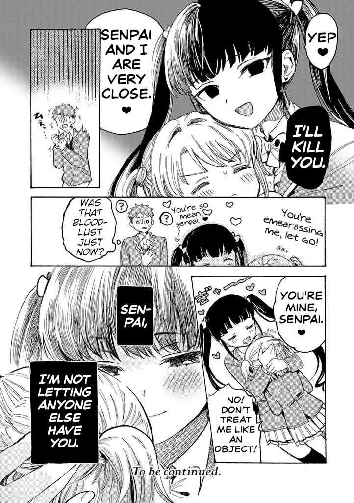 Yandere Meruko-chan Likes Her Senpai Chapter 1 page 12 - 