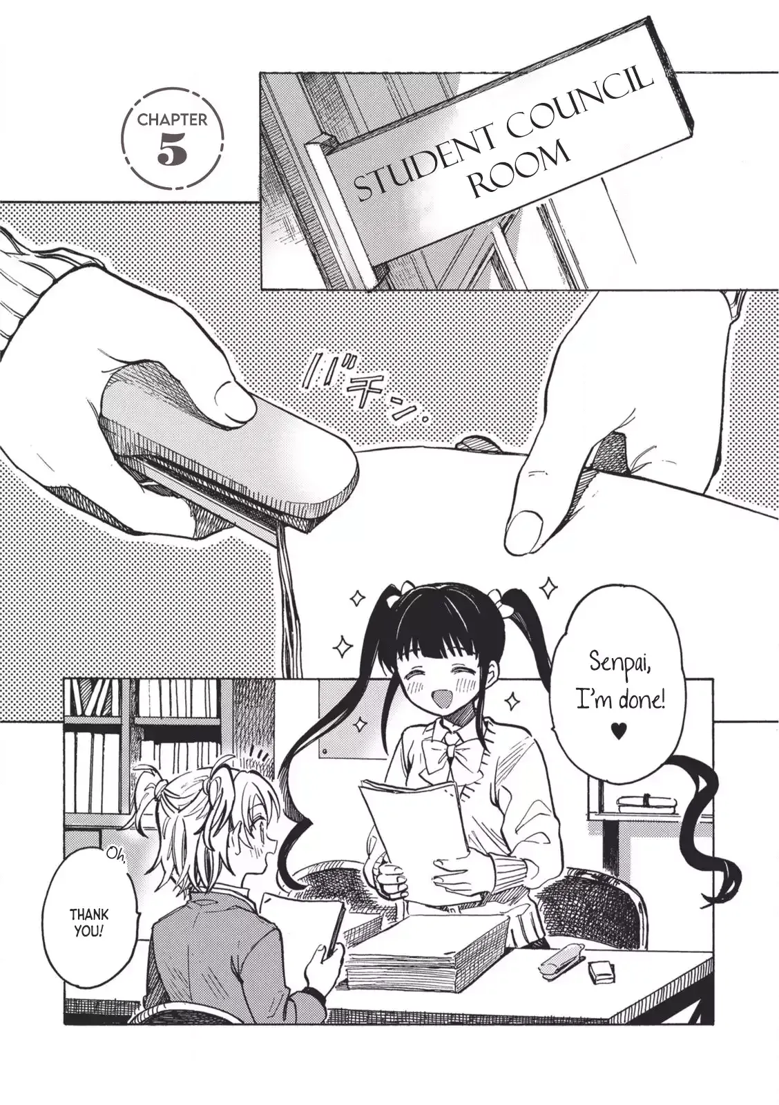 Yandere Meruko-chan Likes Her Senpai Chapter 5 page 1 - 