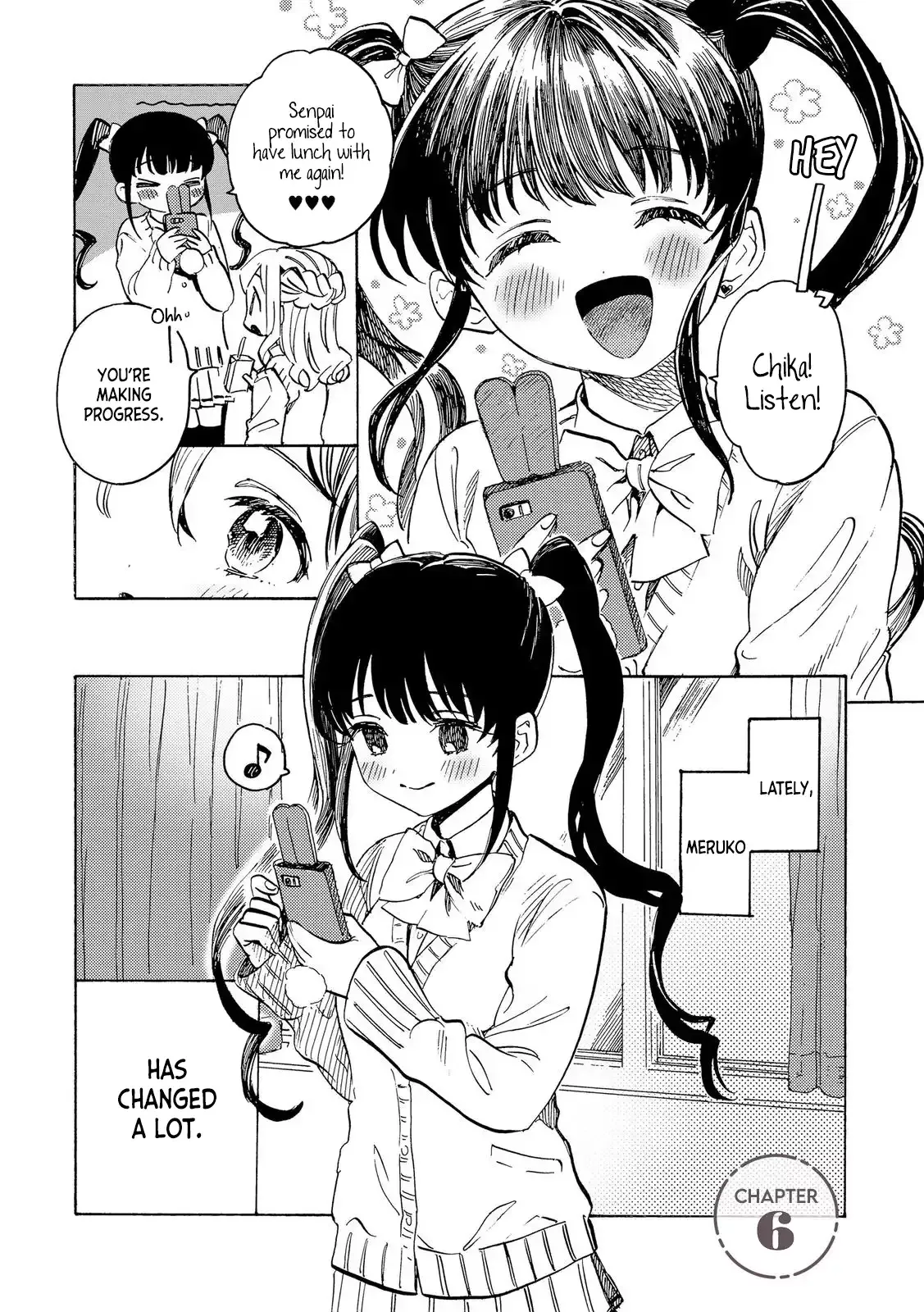 Yandere Meruko-chan Likes Her Senpai Chapter 6 page 1 - 