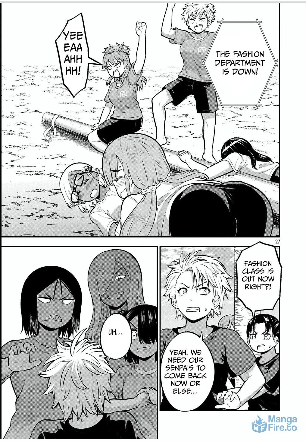 Yankee JK Kuzuhana-chan: Another Side of Heroine Chapter 12 page 27 - 