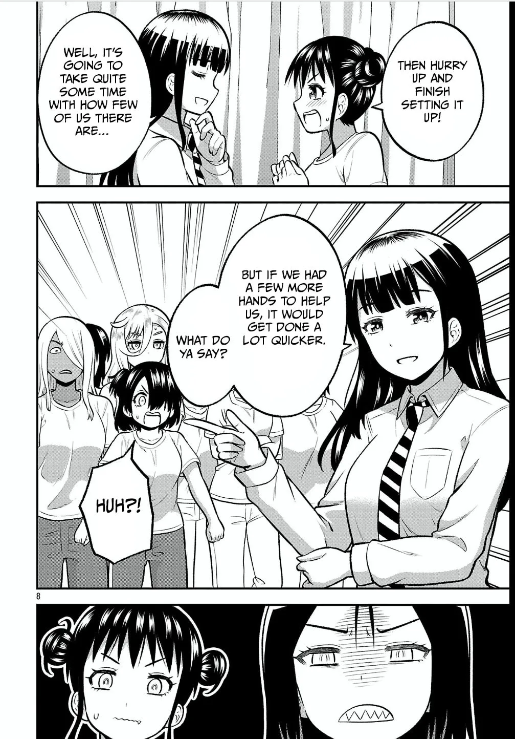 Yankee JK Kuzuhana-chan: Another Side of Heroine Chapter 12 page 8 - 