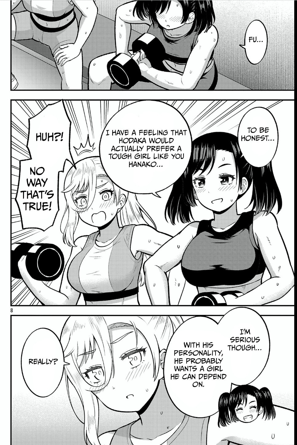 Yankee JK Kuzuhana-chan: Another Side of Heroine Chapter 14 page 8 - 