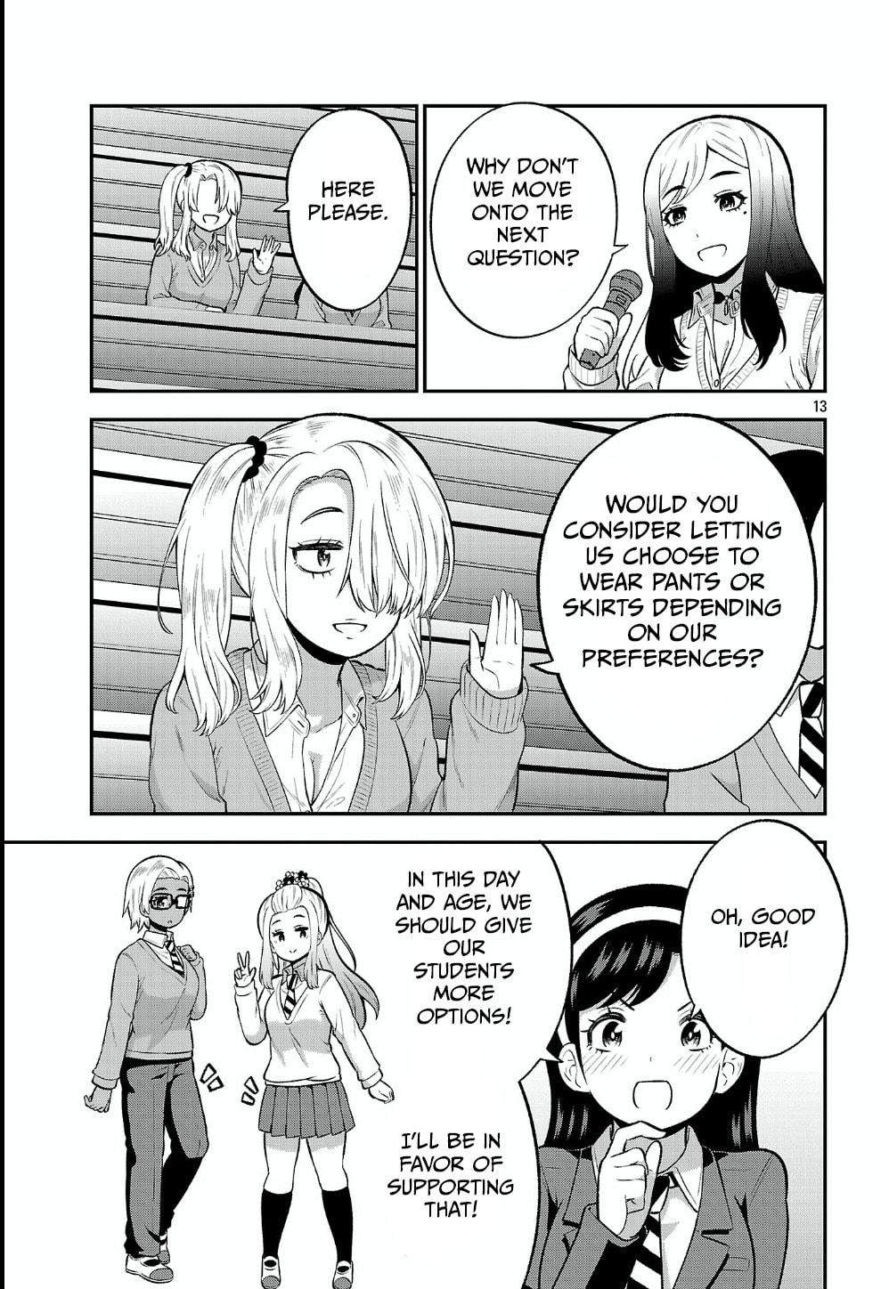Yankee JK Kuzuhana-chan: Another Side of Heroine Chapter 15 page 13 - 