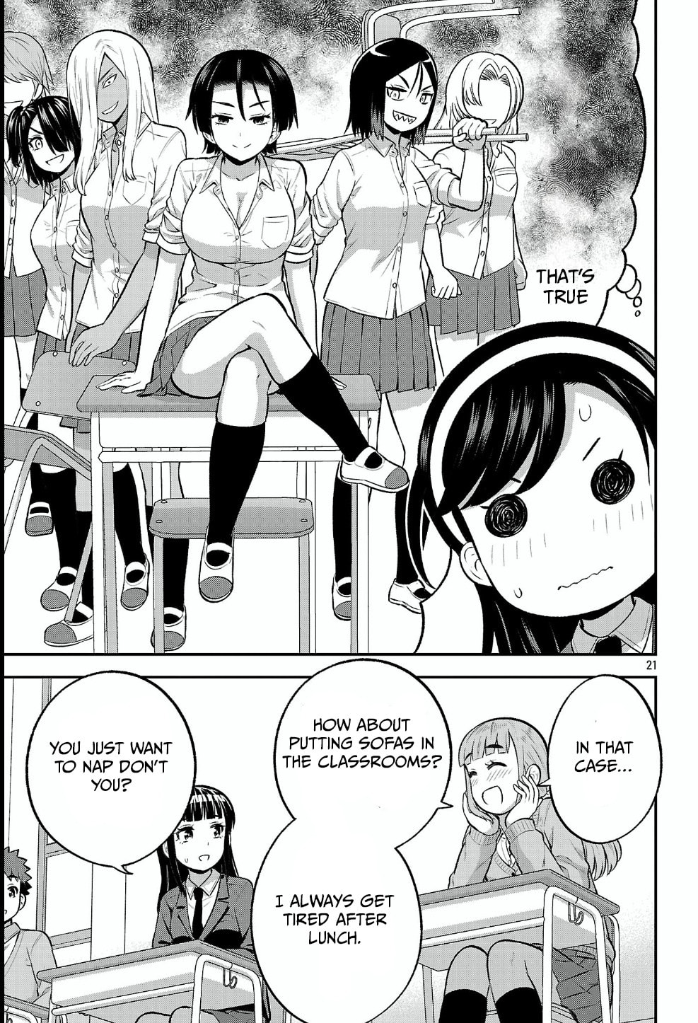 Yankee JK Kuzuhana-chan: Another Side of Heroine Chapter 15 page 21 - 