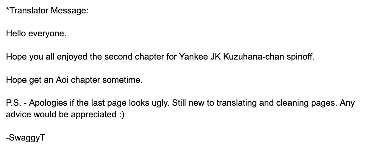 Yankee JK Kuzuhana-chan: Another Side of Heroine Chapter 2 page 31 - 