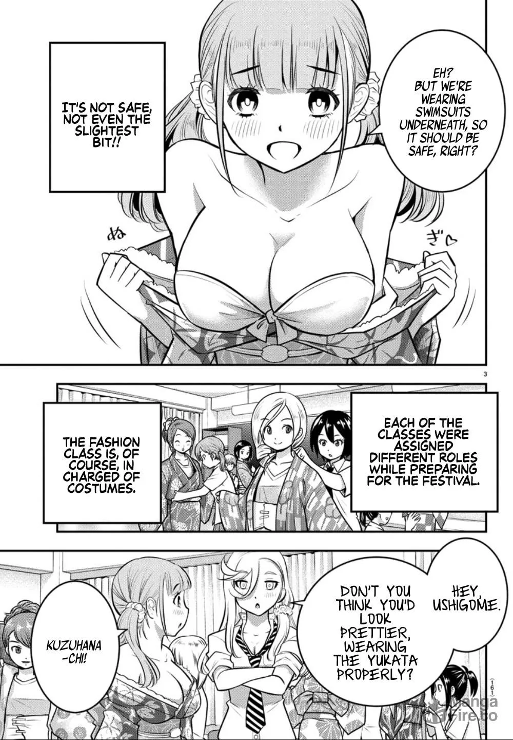 Yankee JK KuzuHana-chan Chapter 16 page 3 - 