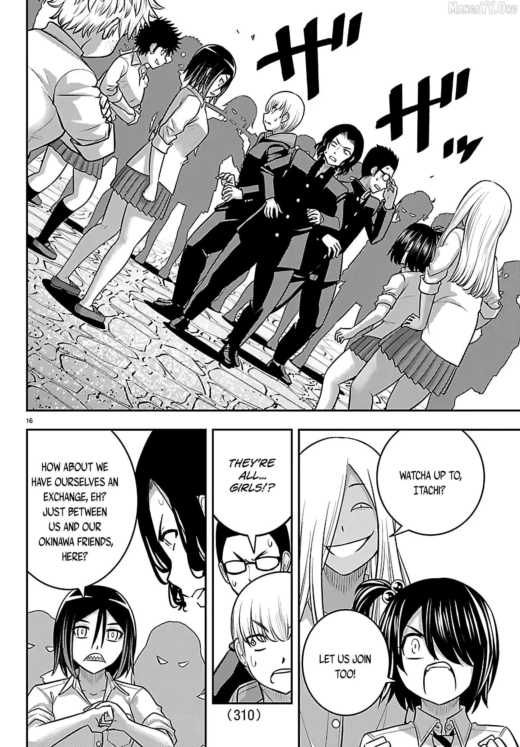 Yankee JK KuzuHana-chan Chapter 268 page 16 - 