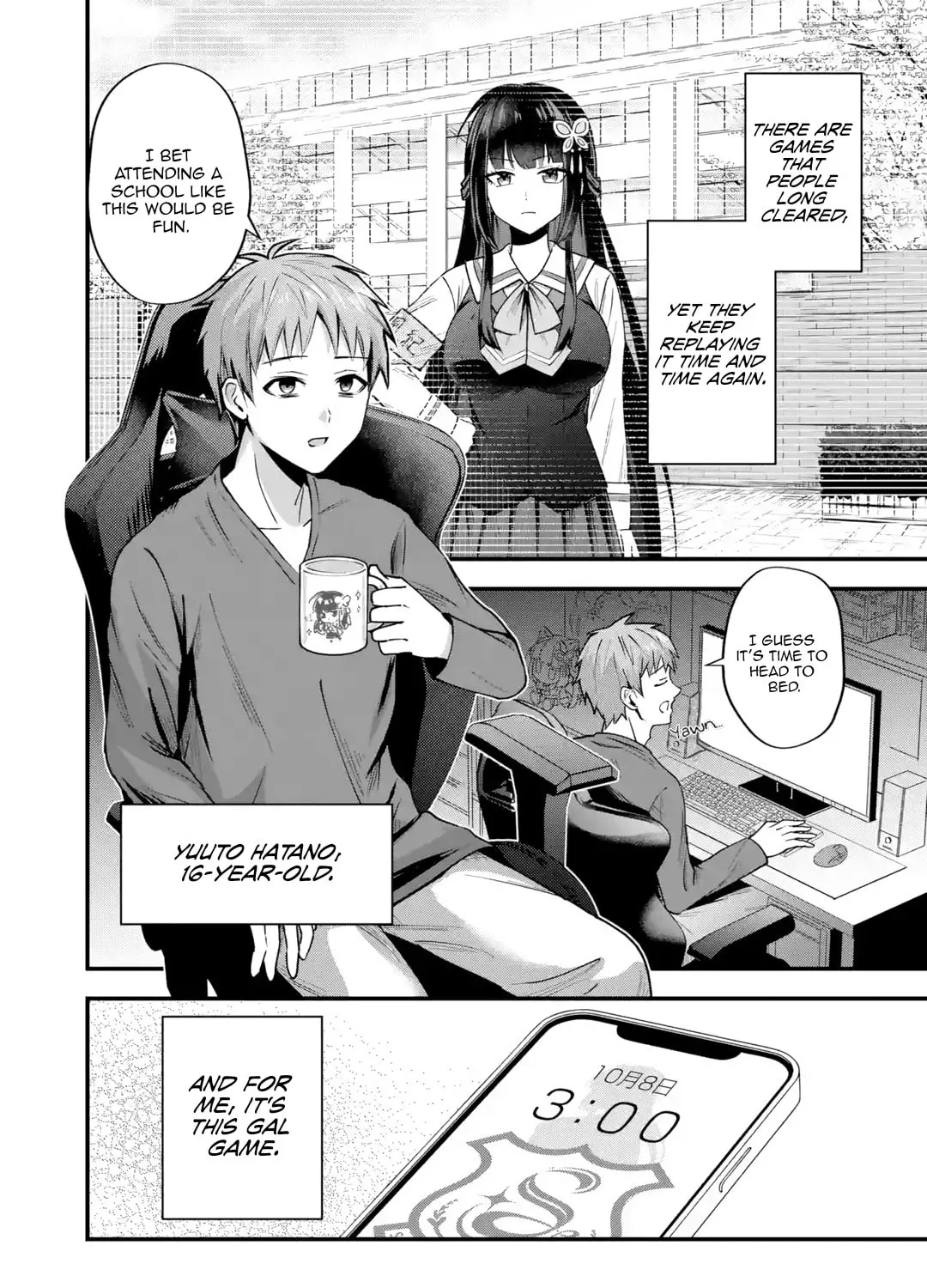 Yari Konda Renai Game no Akuyaku ni Tensei Shitanode, Gensaku Chishiki de Heroine wo Kouryaku shimasu Chapter 1 page 2 - 