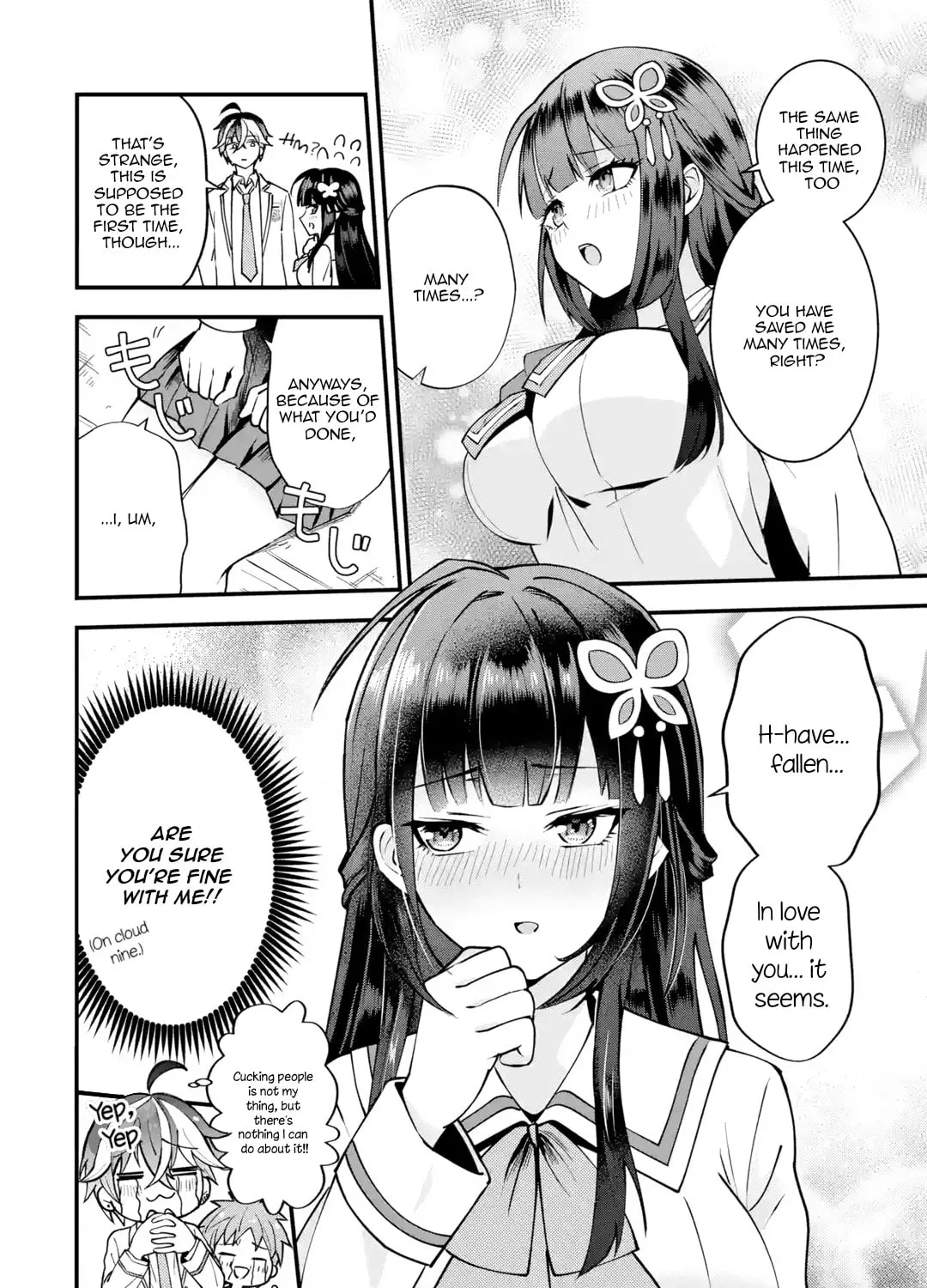 Yari Konda Renai Game no Akuyaku ni Tensei Shitanode, Gensaku Chishiki de Heroine wo Kouryaku shimasu Chapter 1 page 150 - 