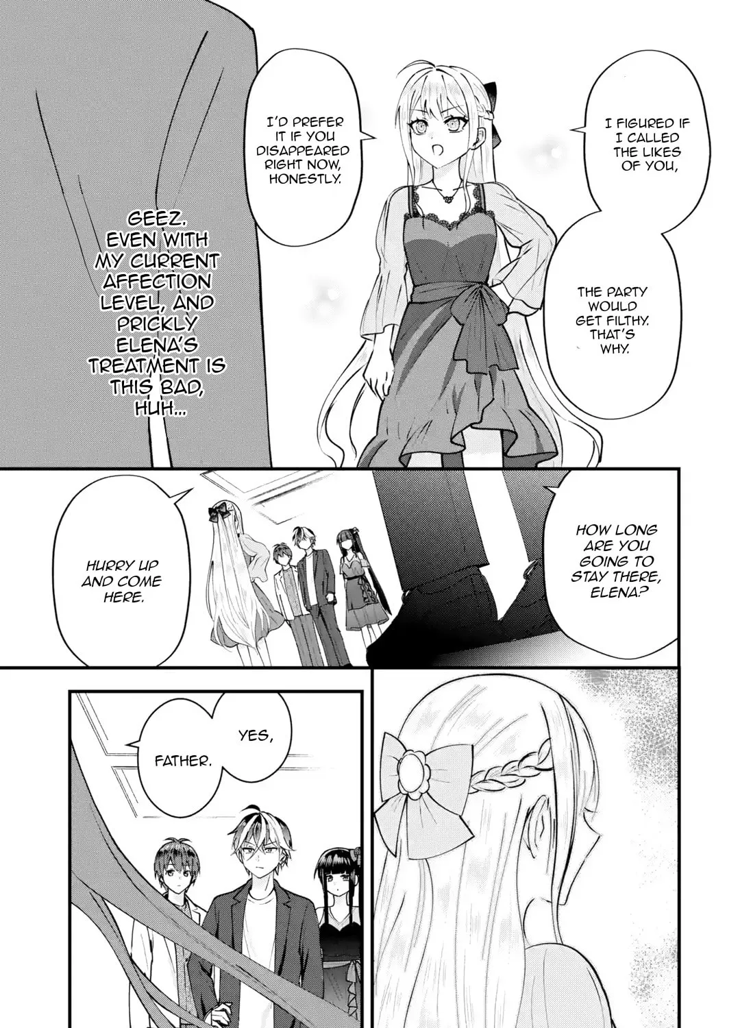 Yari Konda Renai Game no Akuyaku ni Tensei Shitanode, Gensaku Chishiki de Heroine wo Kouryaku shimasu Chapter 2 page 54 - 