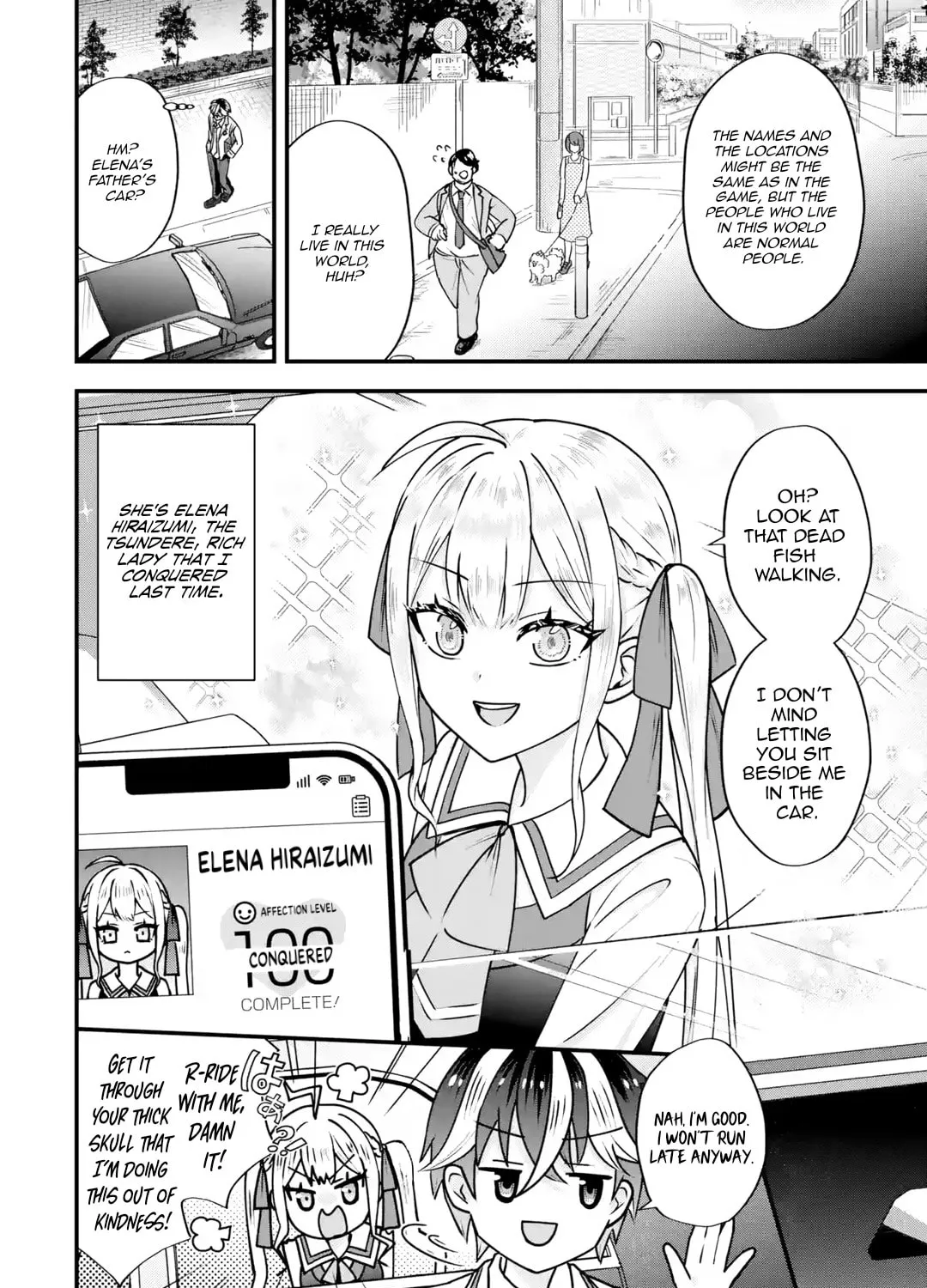 Yari Konda Renai Game no Akuyaku ni Tensei Shitanode, Gensaku Chishiki de Heroine wo Kouryaku shimasu Chapter 3 page 2 - 