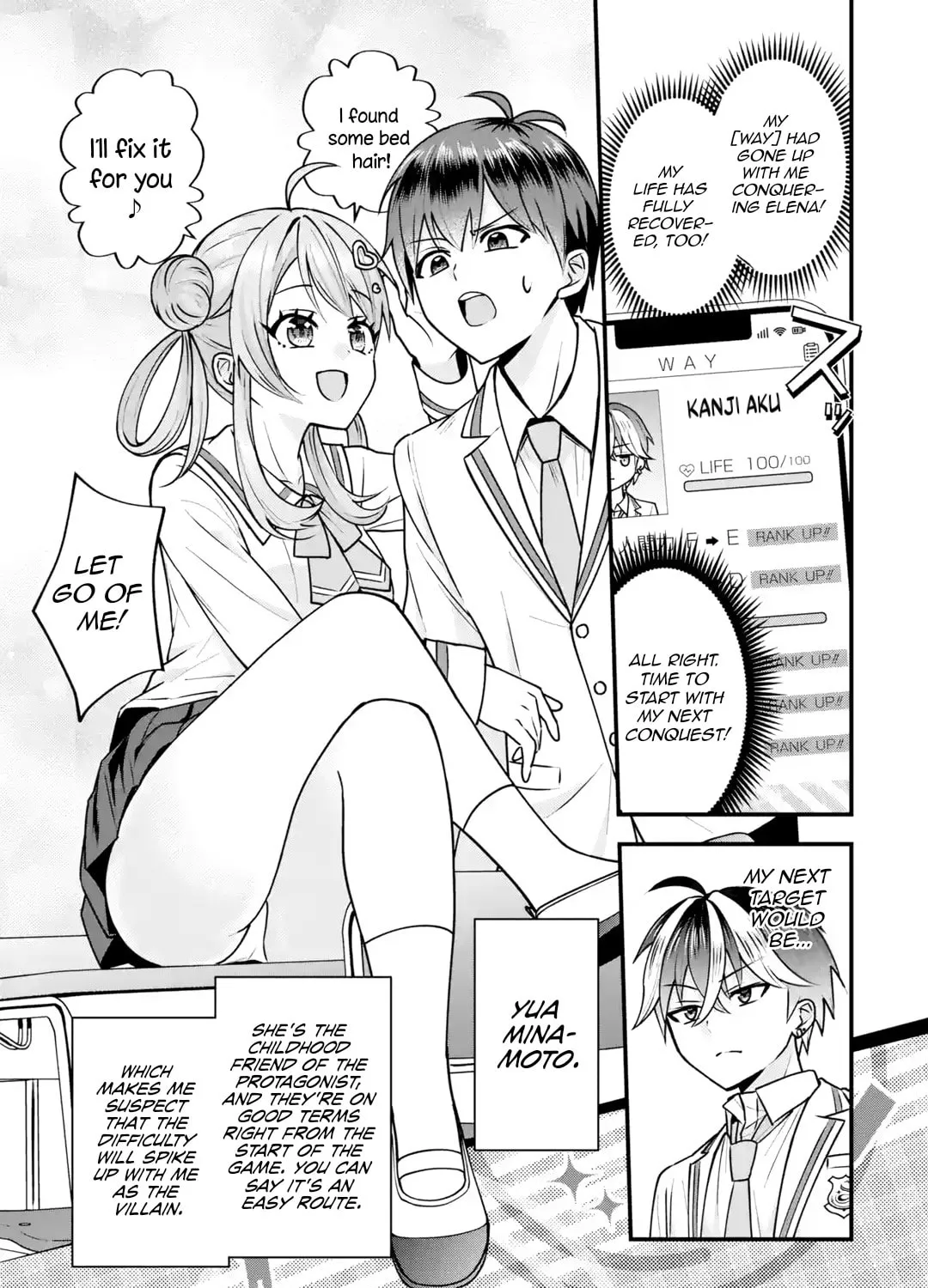 Yari Konda Renai Game no Akuyaku ni Tensei Shitanode, Gensaku Chishiki de Heroine wo Kouryaku shimasu Chapter 3 page 8 - 
