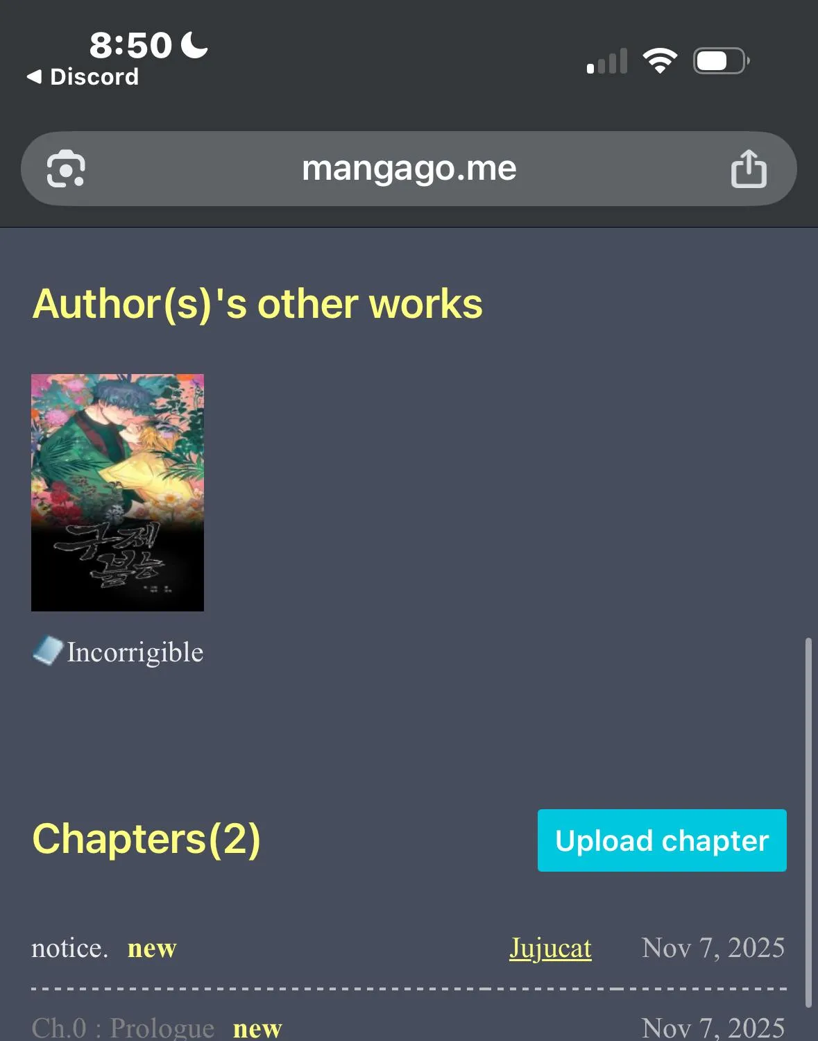 You Are My World Chapter 0.1 page 2 - 