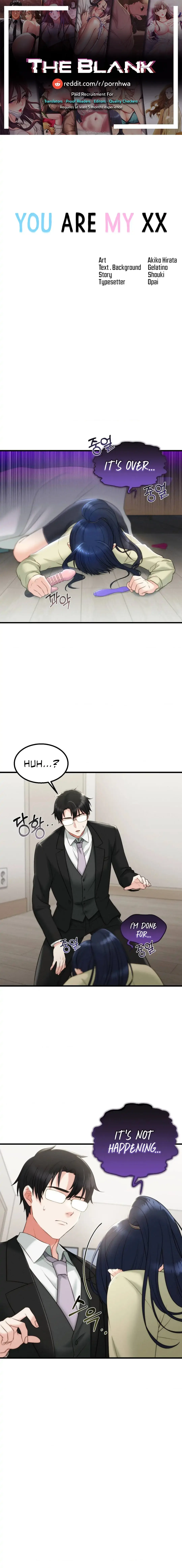 You are my XX Chapter 3 page 1 - 