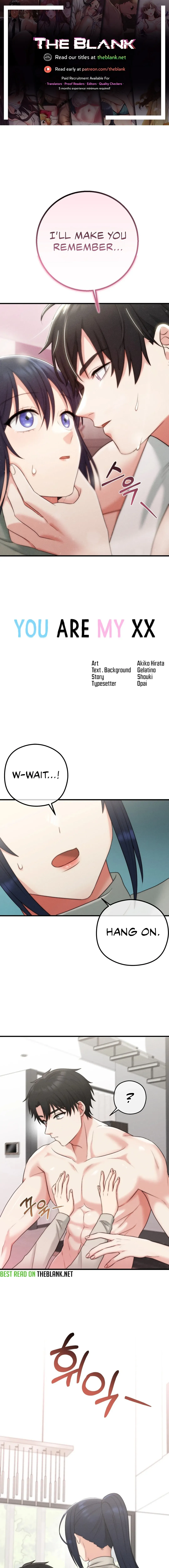 You are my XX Chapter 6 page 1 - 