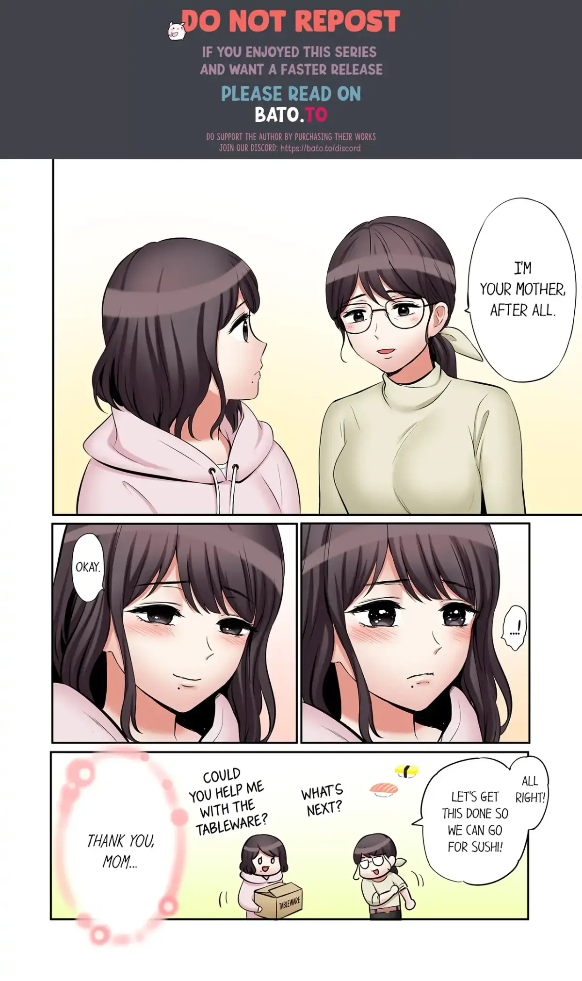 You can cum three more times, right?