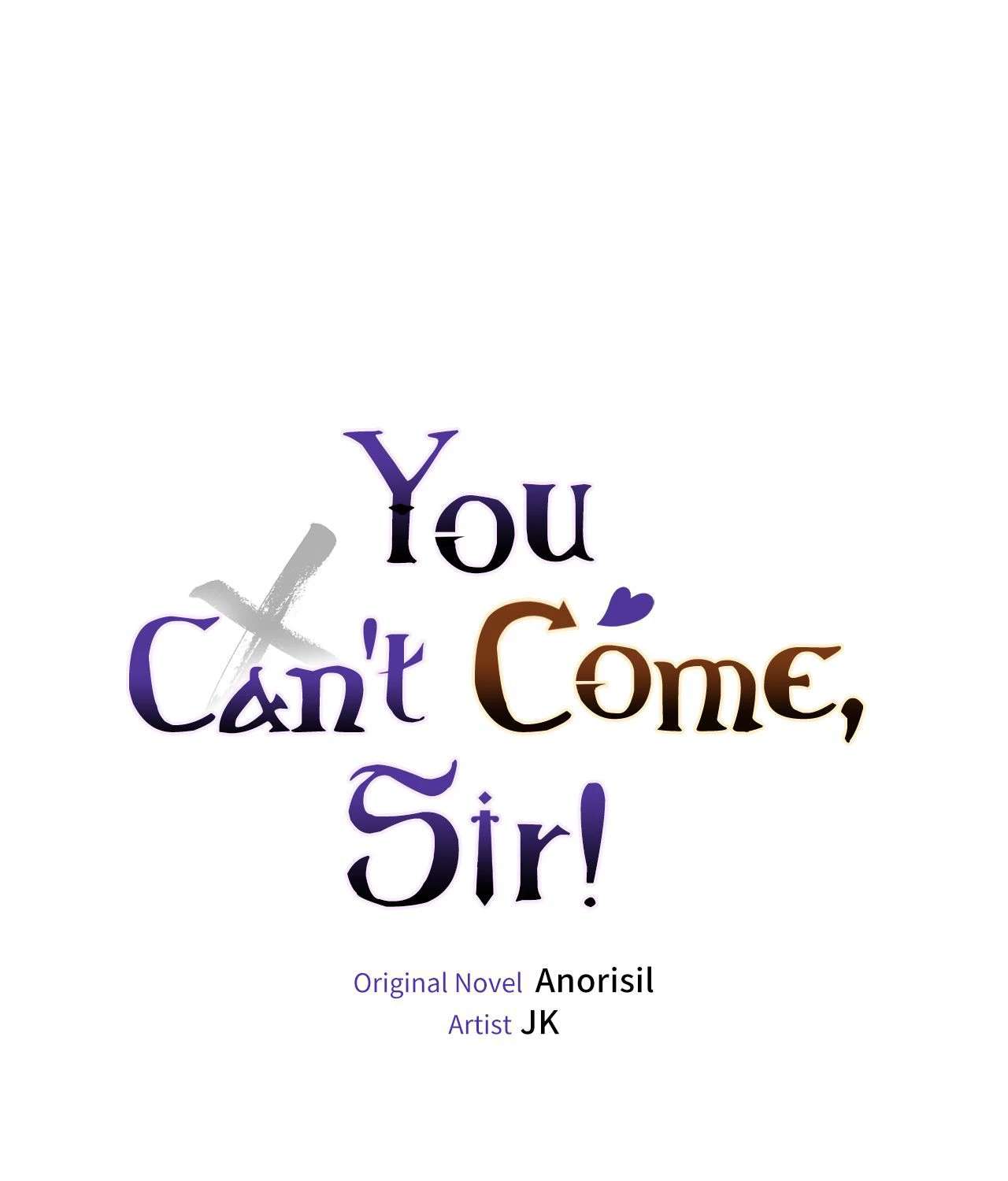 You Can’t Come, Sir! Chapter 1 page 1 - 