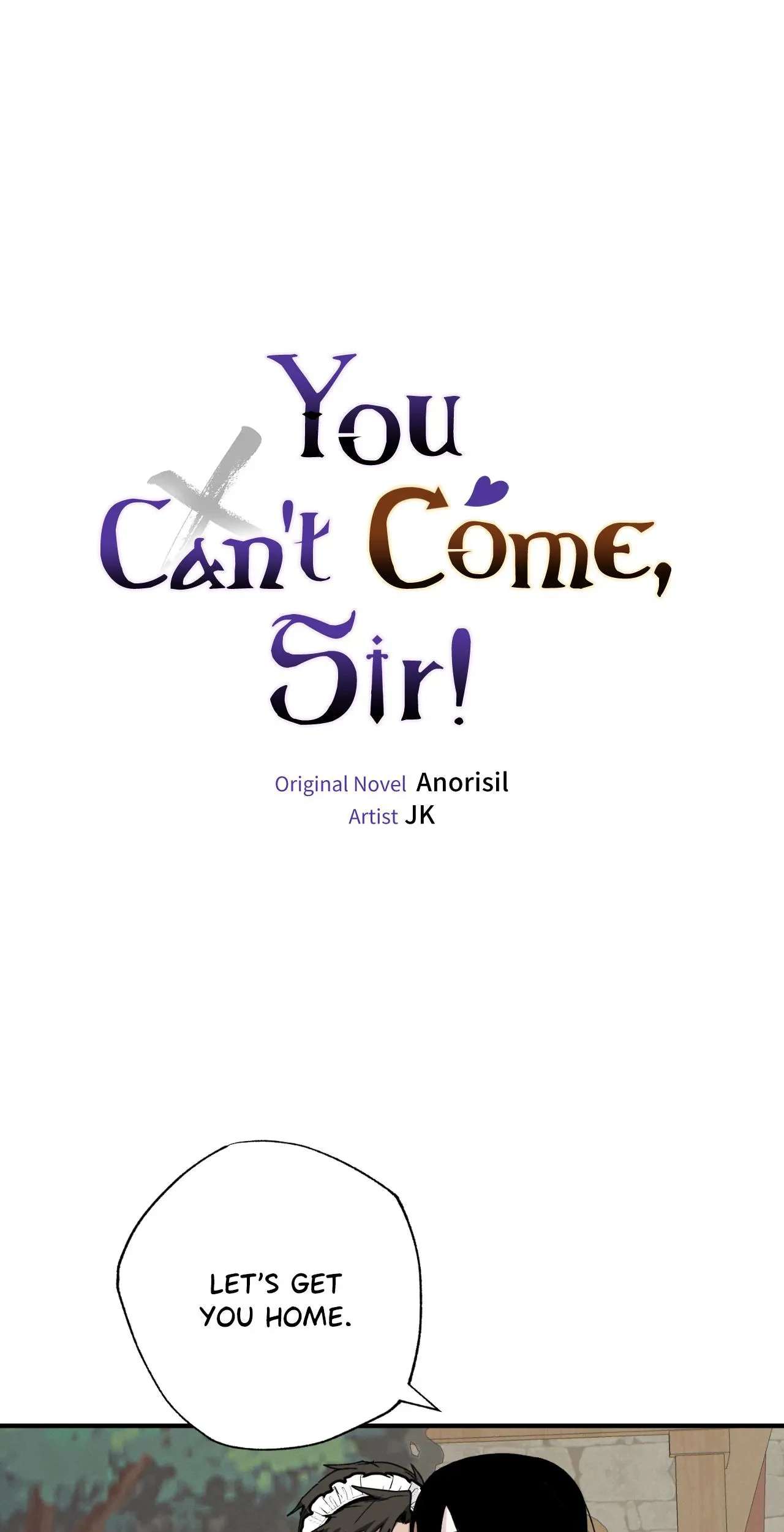 You Can’t Come, Sir! Chapter 18 page 1 - 