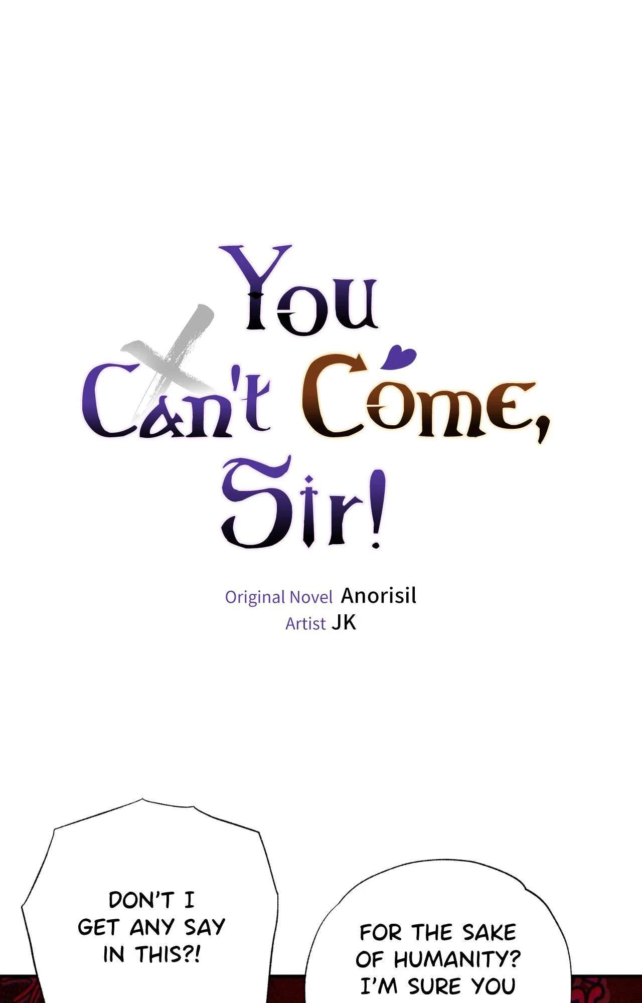You Can’t Come, Sir! Chapter 24 page 19 - 