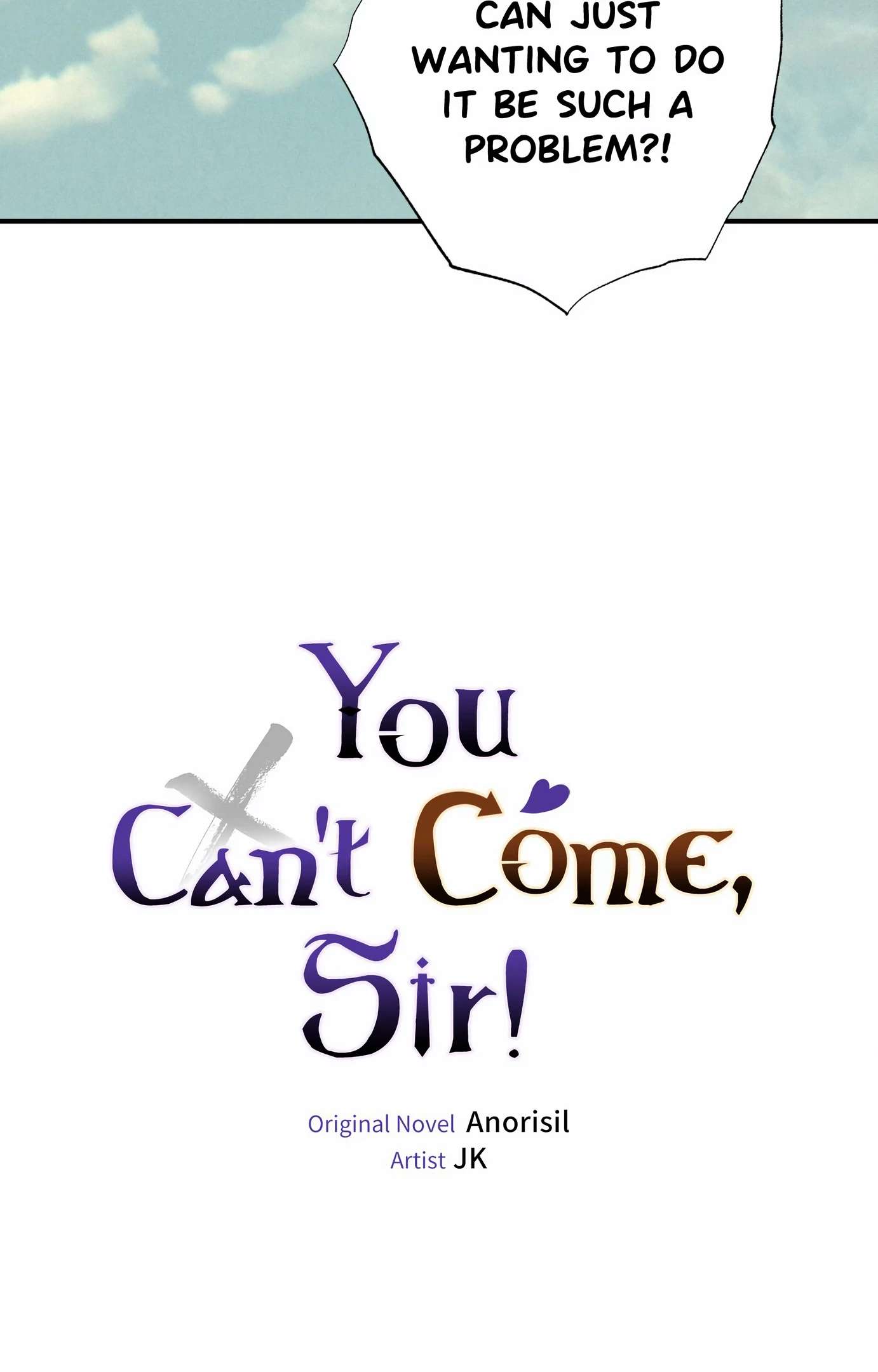You Can’t Come, Sir! Chapter 26 page 18 - 