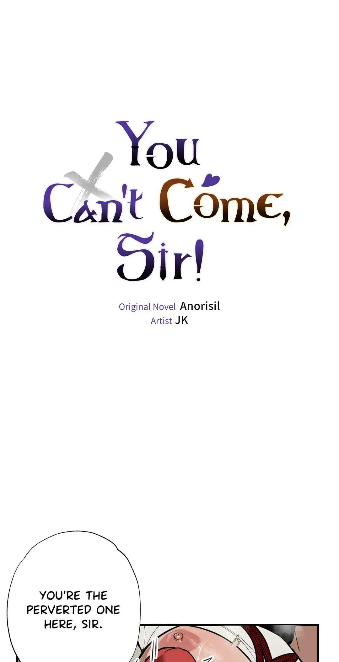 You Can’t Come, Sir! Chapter 7 page 1 - 