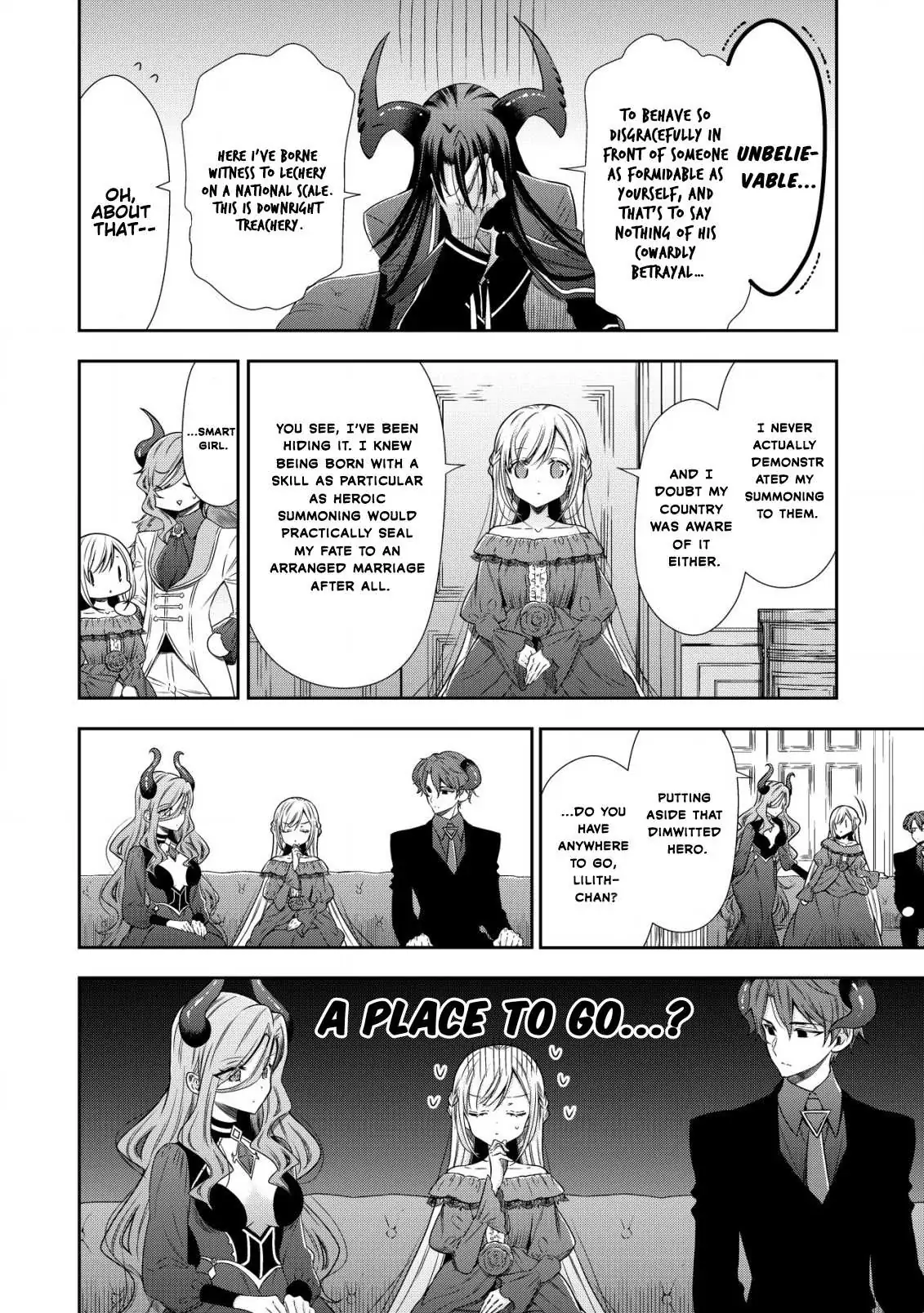 Youjo Musou: Nakama Ni Uragirareta Shoukanshi, Mazoku No Oujo Ni Natte "eirei Shoukan" De Dekiai Slow Life Wo Okuru Chapter 1 page 36 - 