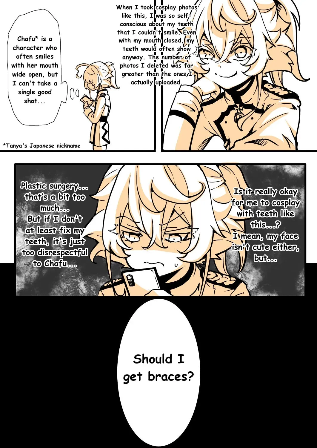 Youjo Senki - The story of hal a 39 year old woman who overcame her insecuritiy for the sake of cosplaying Tanya Chapter 0 page 5 - 