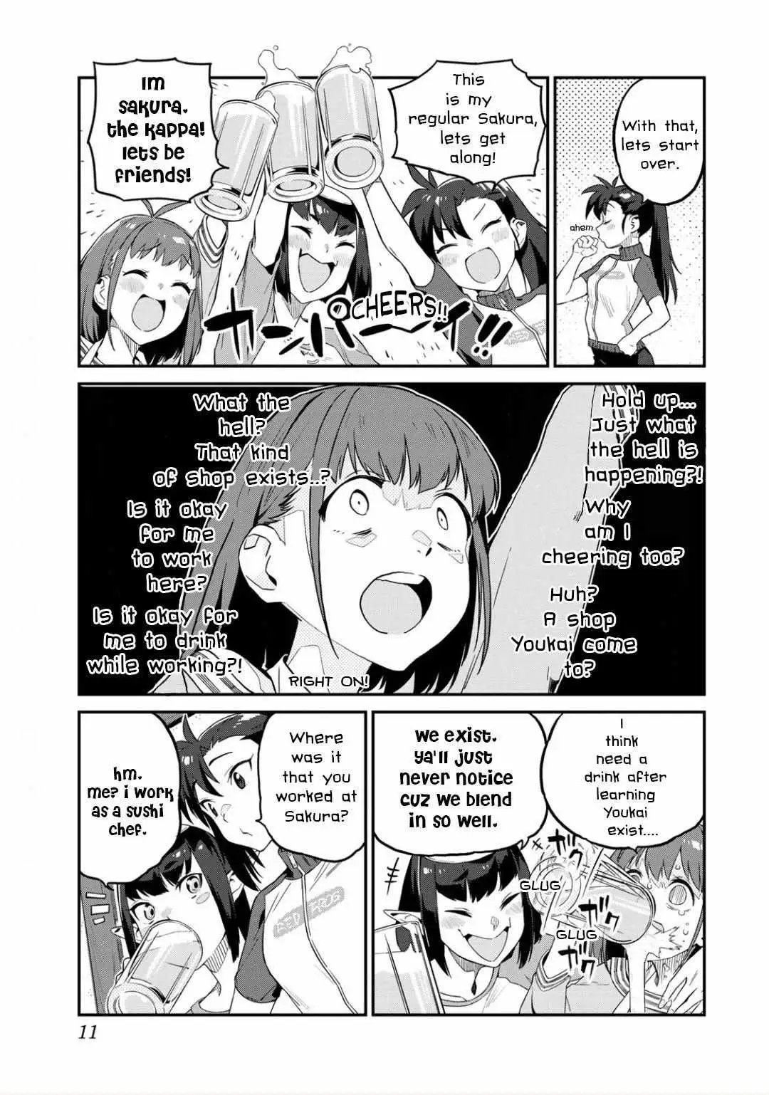 Youkai Izakaya non Bere ke Chapter 1 page 11 - 