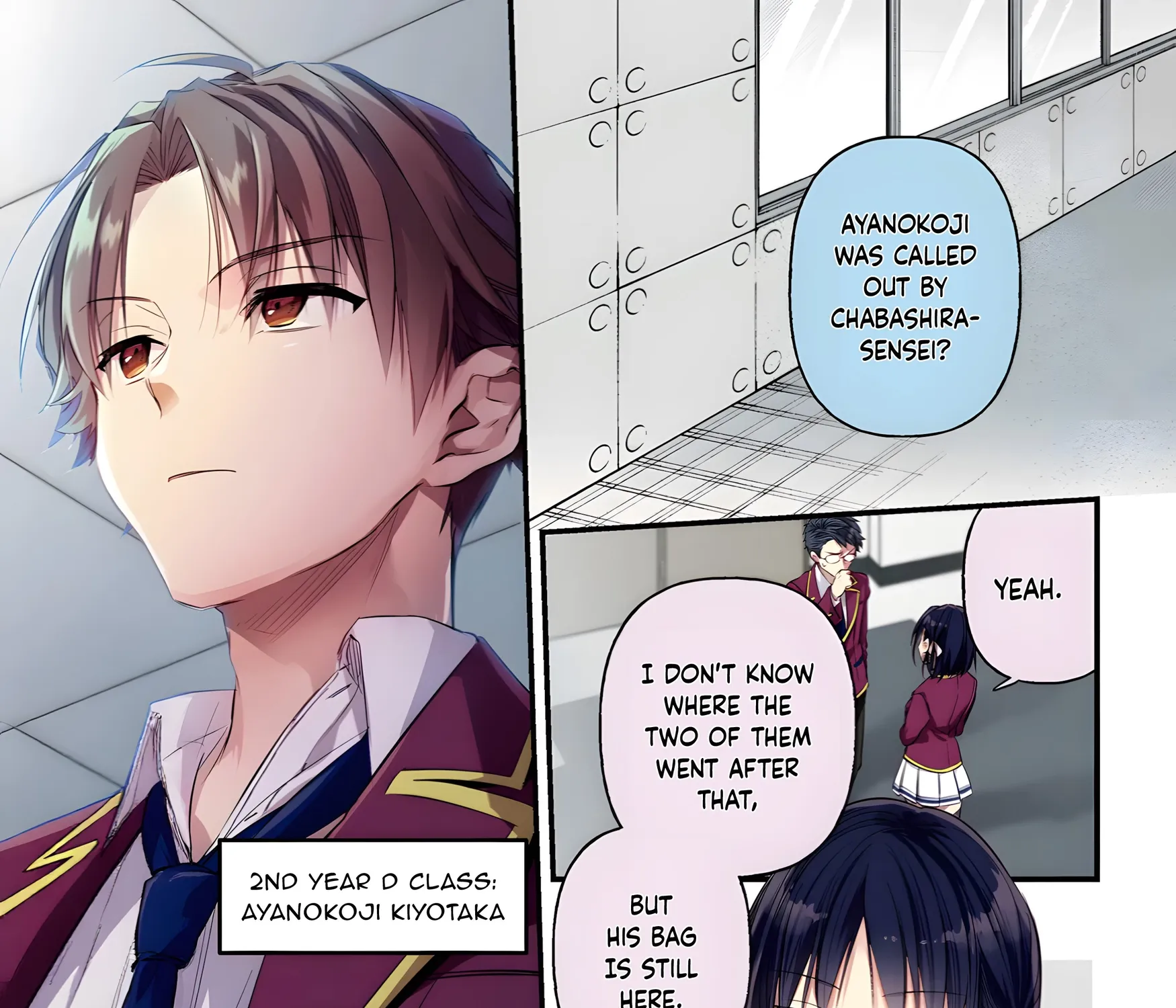 Youkoso Jitsuryoku Shijou Shugi no Kyoushitsu e 2-nensei-hen 2nd Stage Chapter 1 page 1 - 