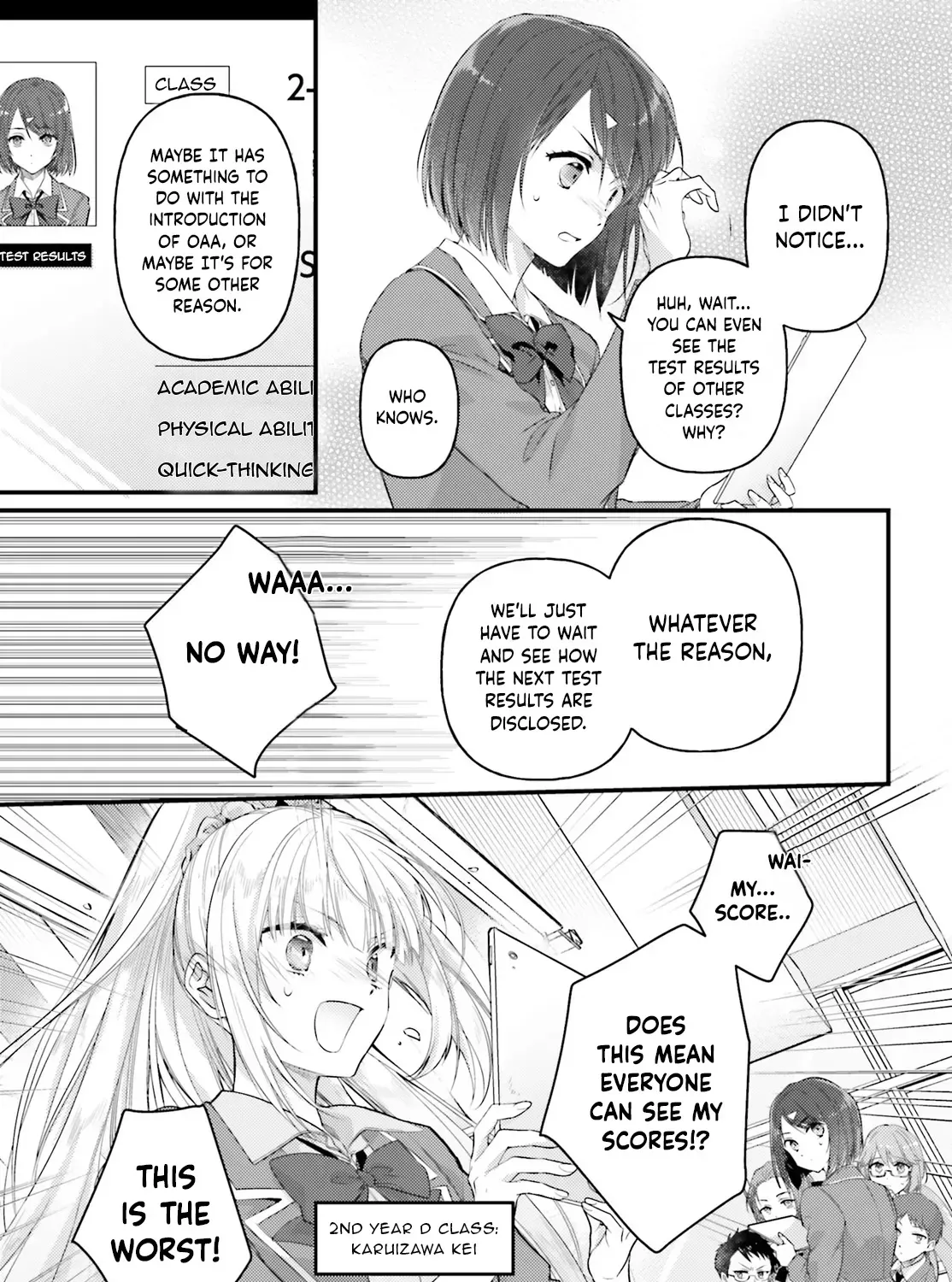 Youkoso Jitsuryoku Shijou Shugi no Kyoushitsu e 2-nensei-hen 2nd Stage Chapter 1 page 39 - 
