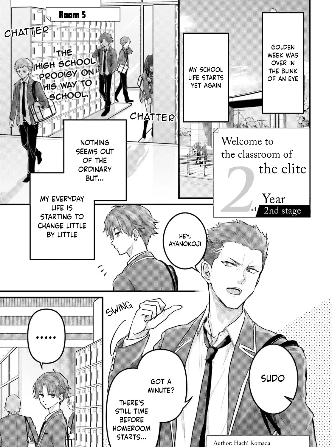 Youkoso Jitsuryoku Shijou Shugi no Kyoushitsu e 2-nensei-hen 2nd Stage Chapter 5 page 3 - 