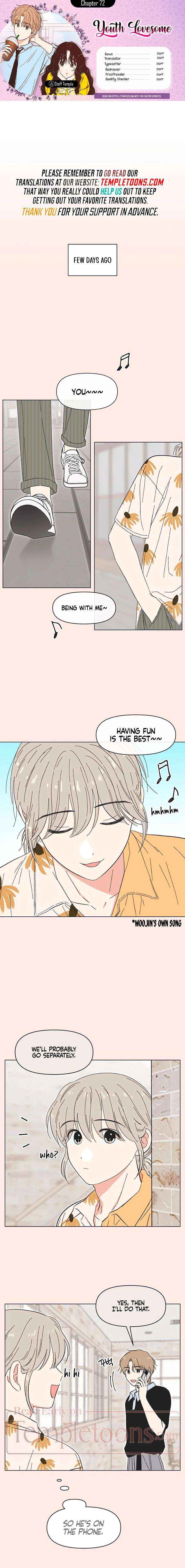 Youth Lovesome Chapter 72 page 1 - 