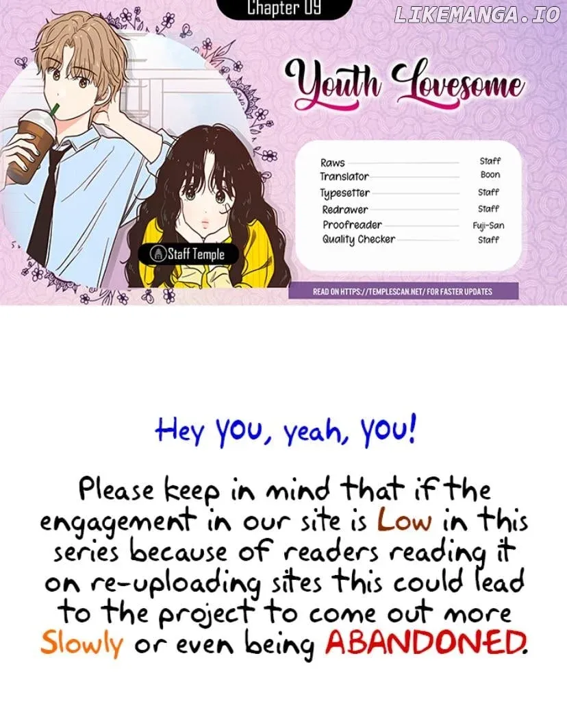 Youth Lovesome Chapter 9 page 1 - 