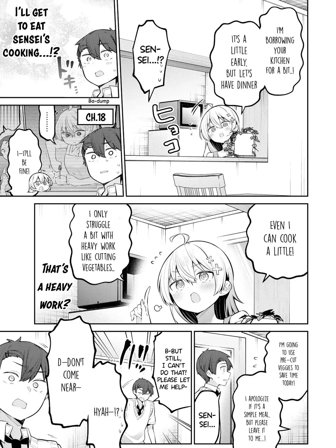 Yowa Yowa Sensei Chapter 1.5 page 9 - 