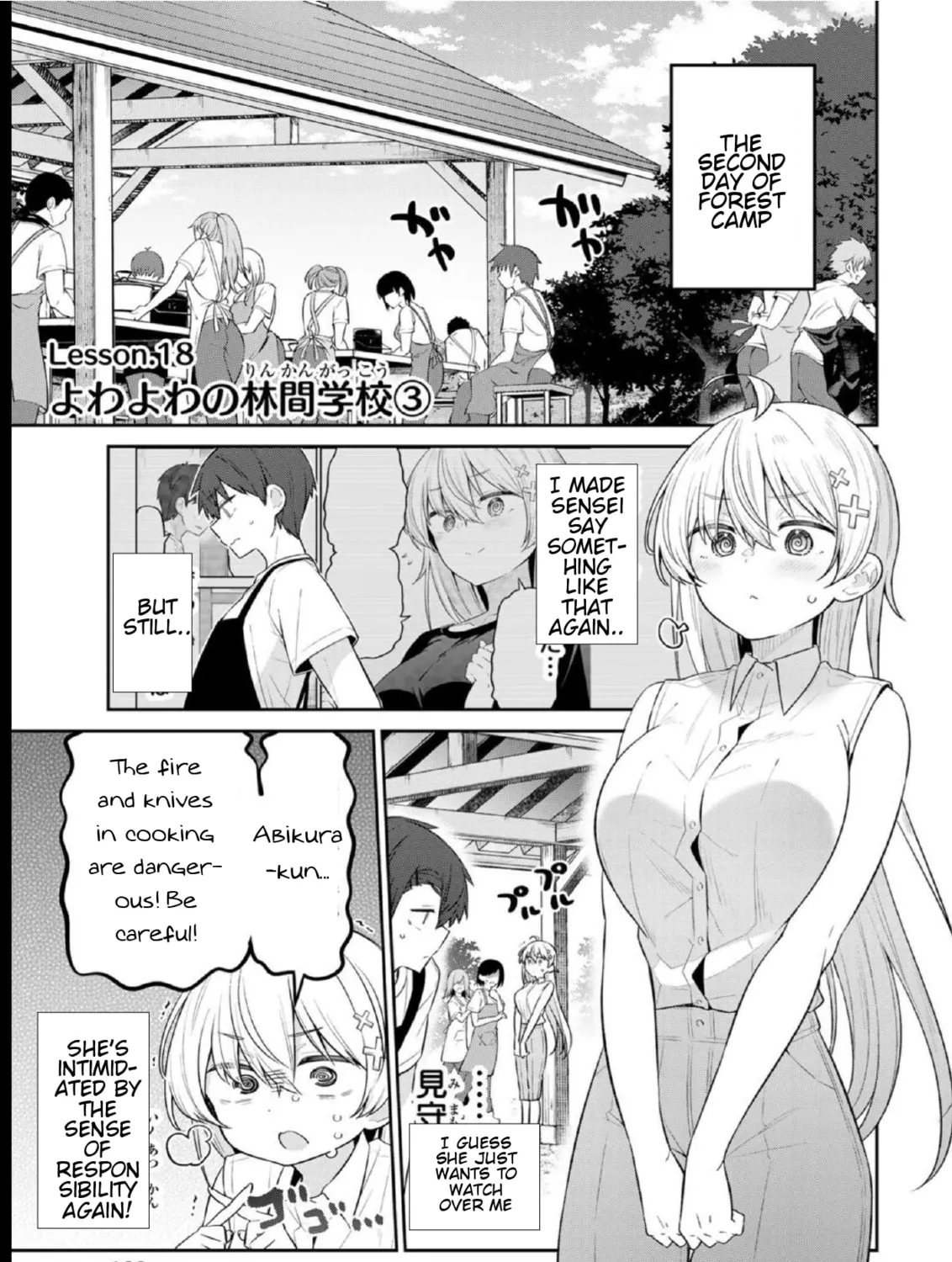 Yowa Yowa Sensei Chapter 18 page 1 - 