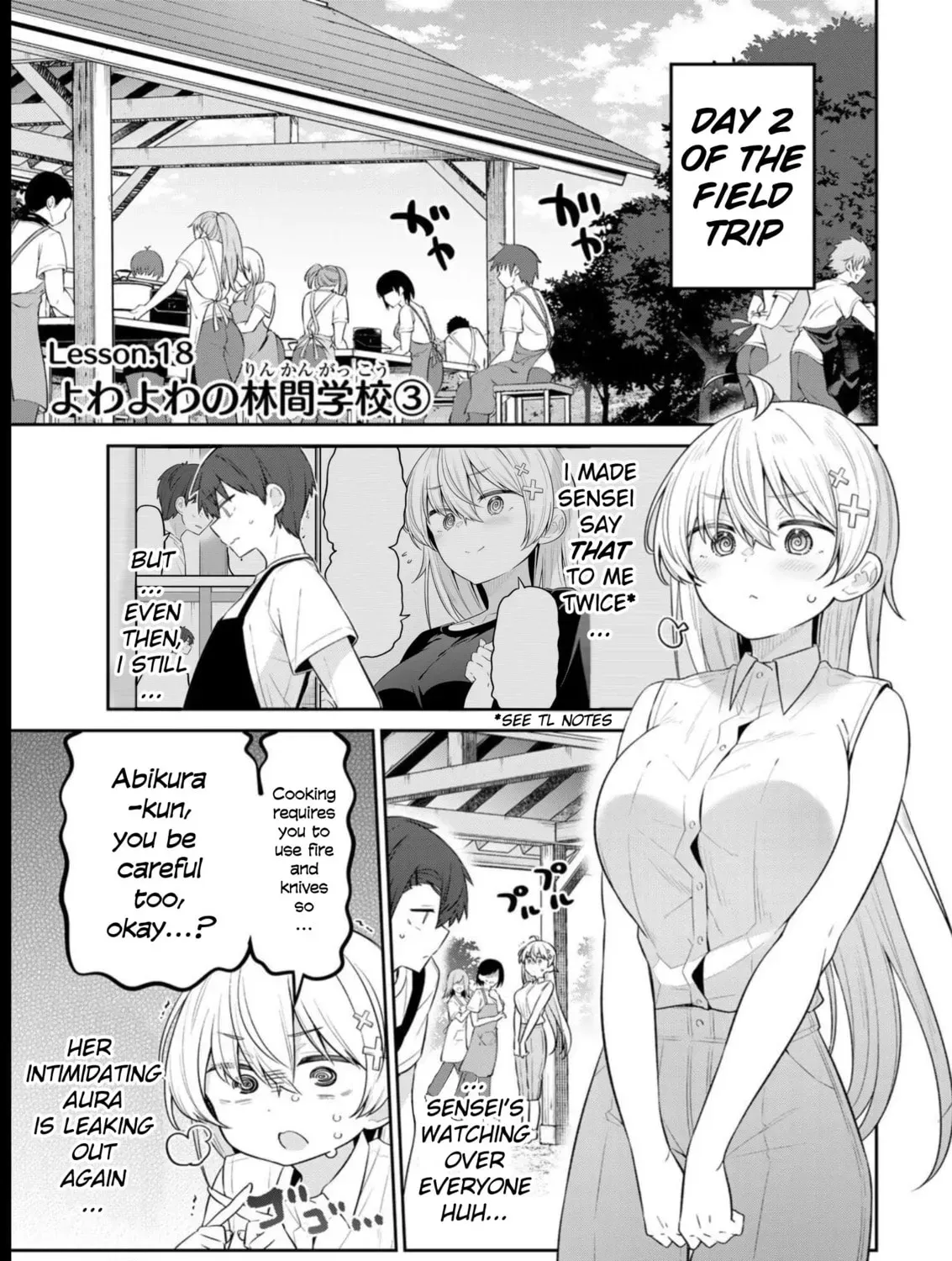 Yowa Yowa Sensei Chapter 3.1 page 1 - 
