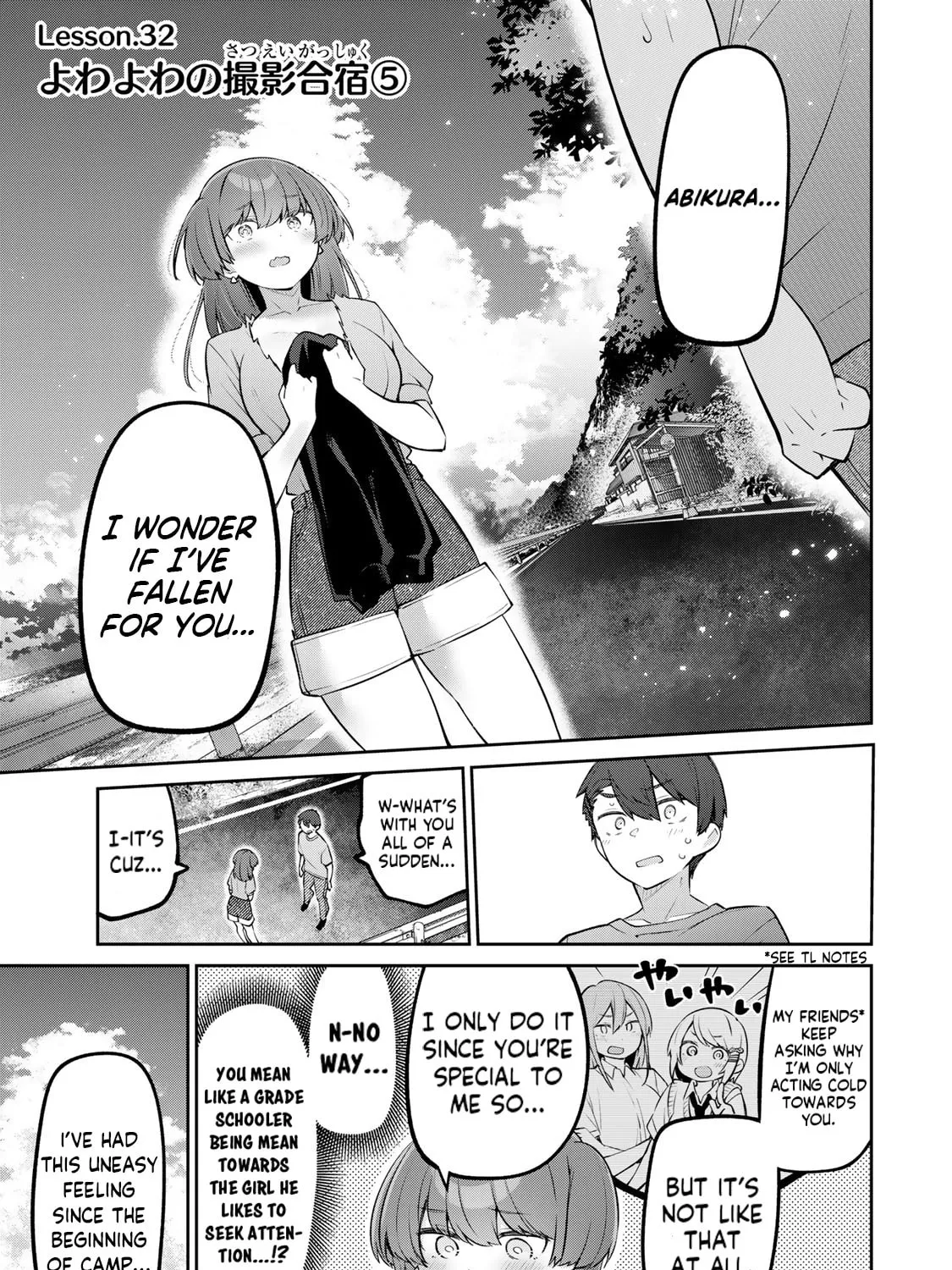 Yowa Yowa Sensei Chapter 32 page 1 - 