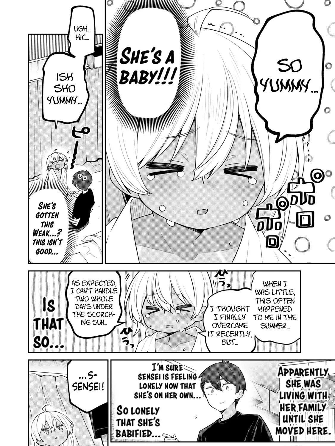 Yowa Yowa Sensei Chapter 34 page 11 - 
