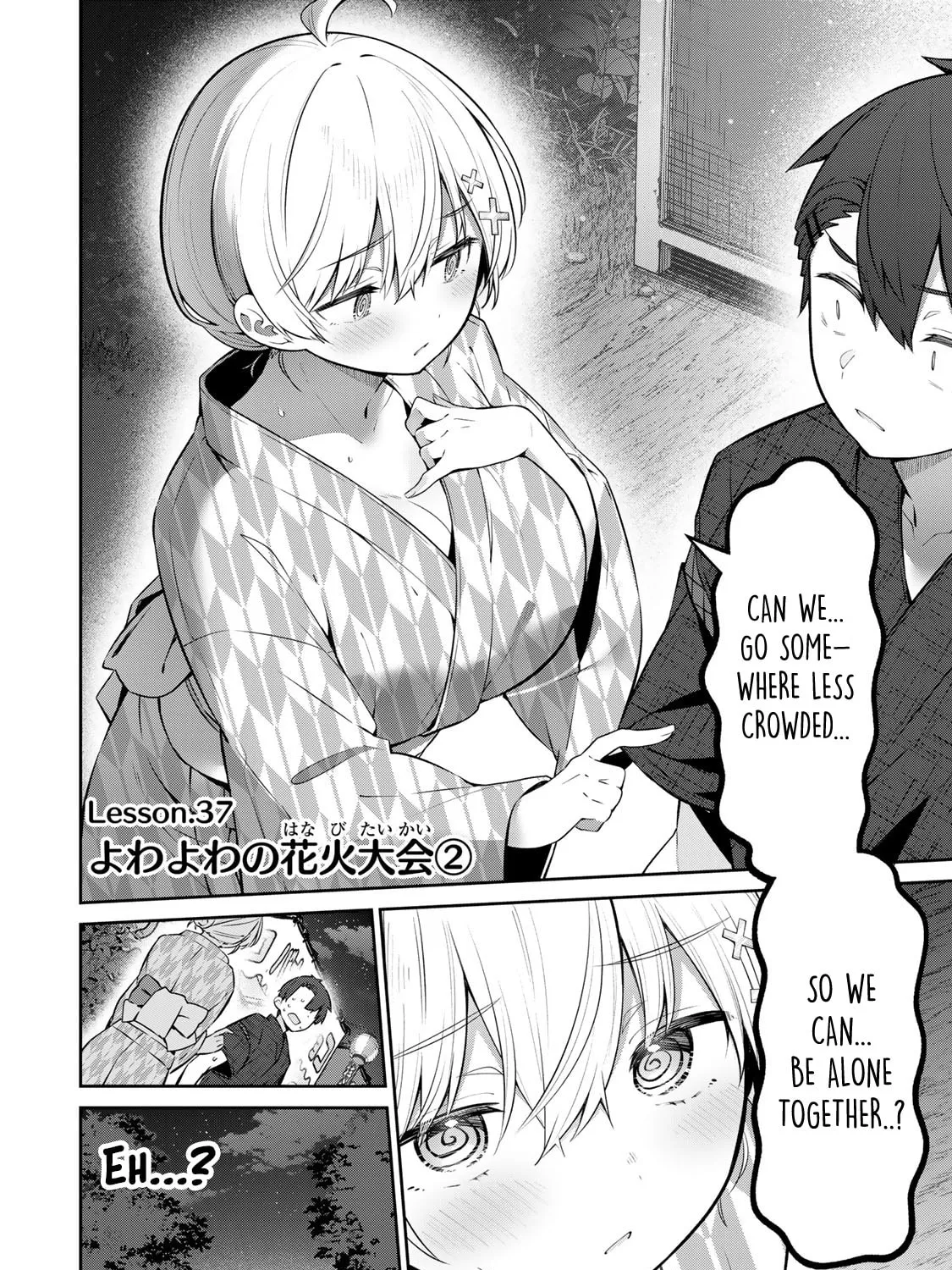 Yowa Yowa Sensei Chapter 37 page 3 - 