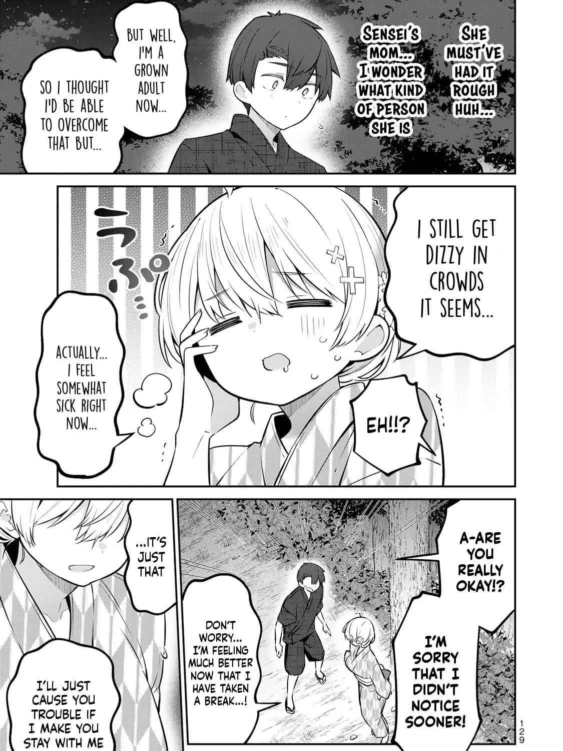 Yowa Yowa Sensei Chapter 37 page 21 - 