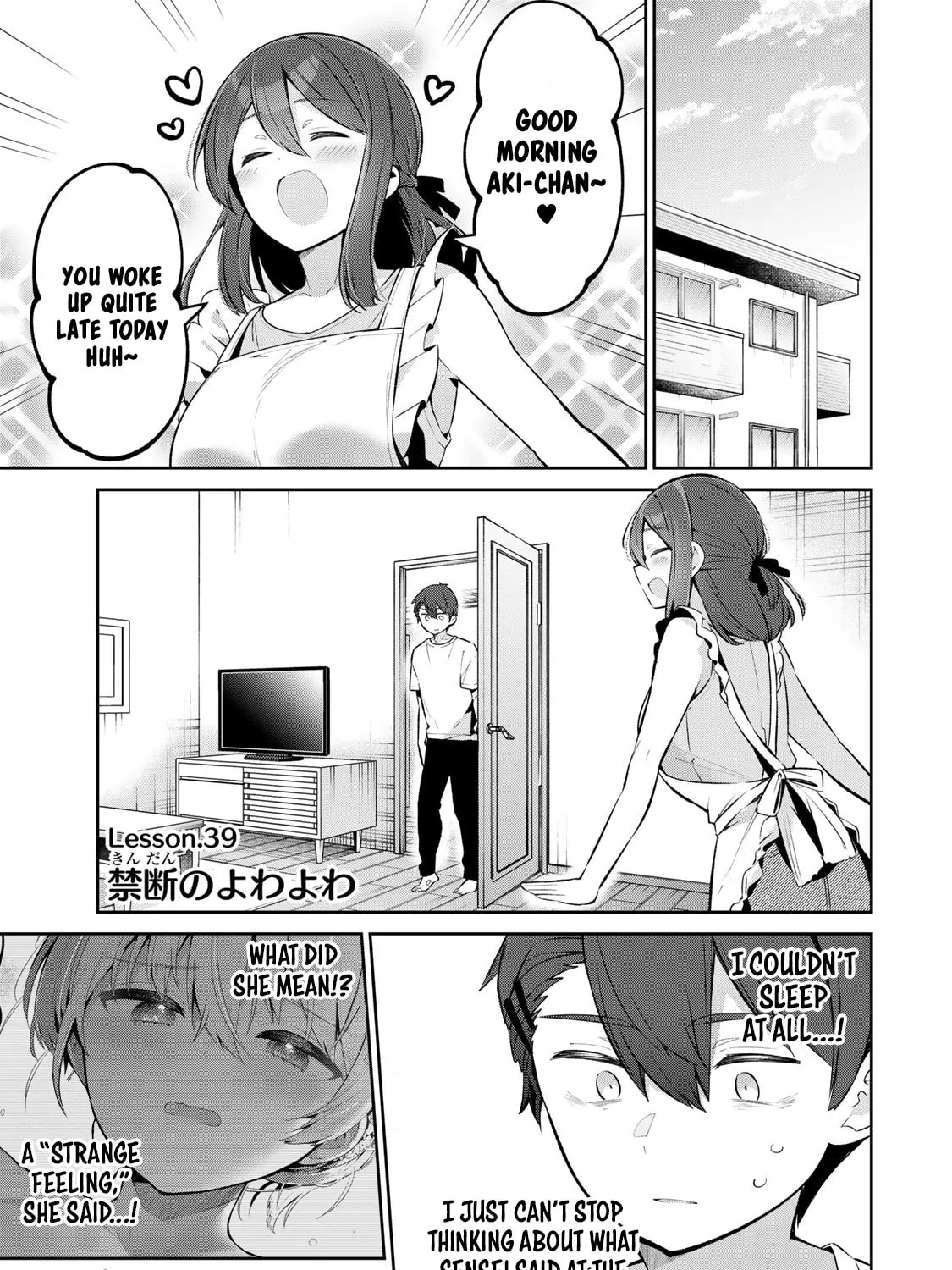 Yowa Yowa Sensei Chapter 39 page 1 - 