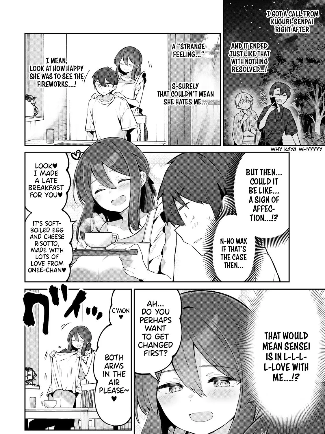 Yowa Yowa Sensei Chapter 39 page 3 - 