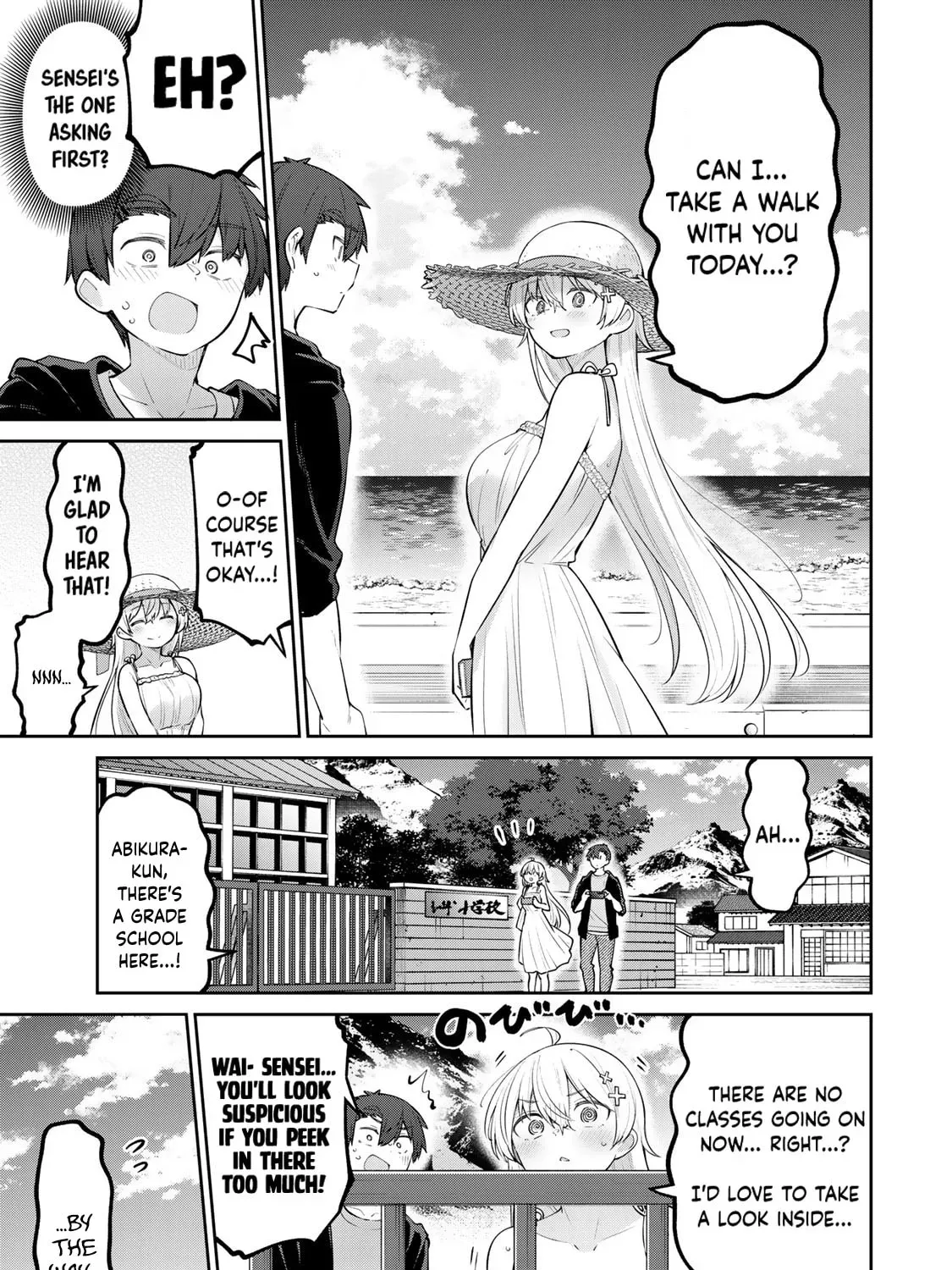 Yowa Yowa Sensei Chapter 4.2 page 13 - 