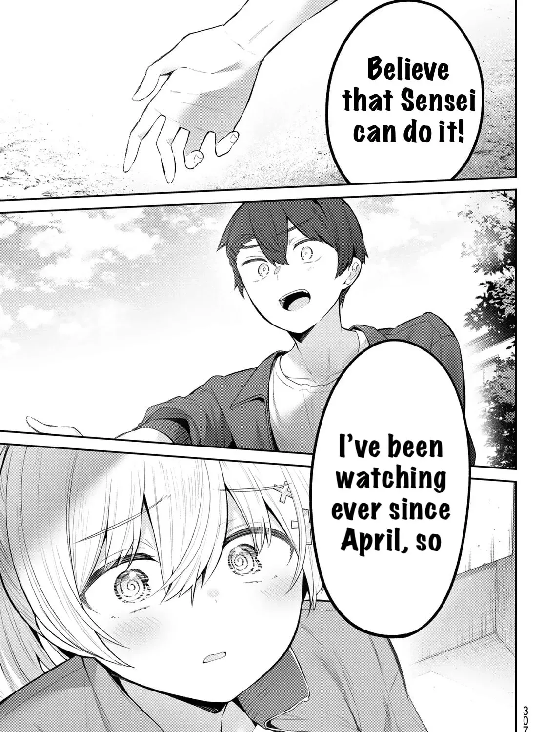Yowa Yowa Sensei Chapter 4.3 page 13 - 