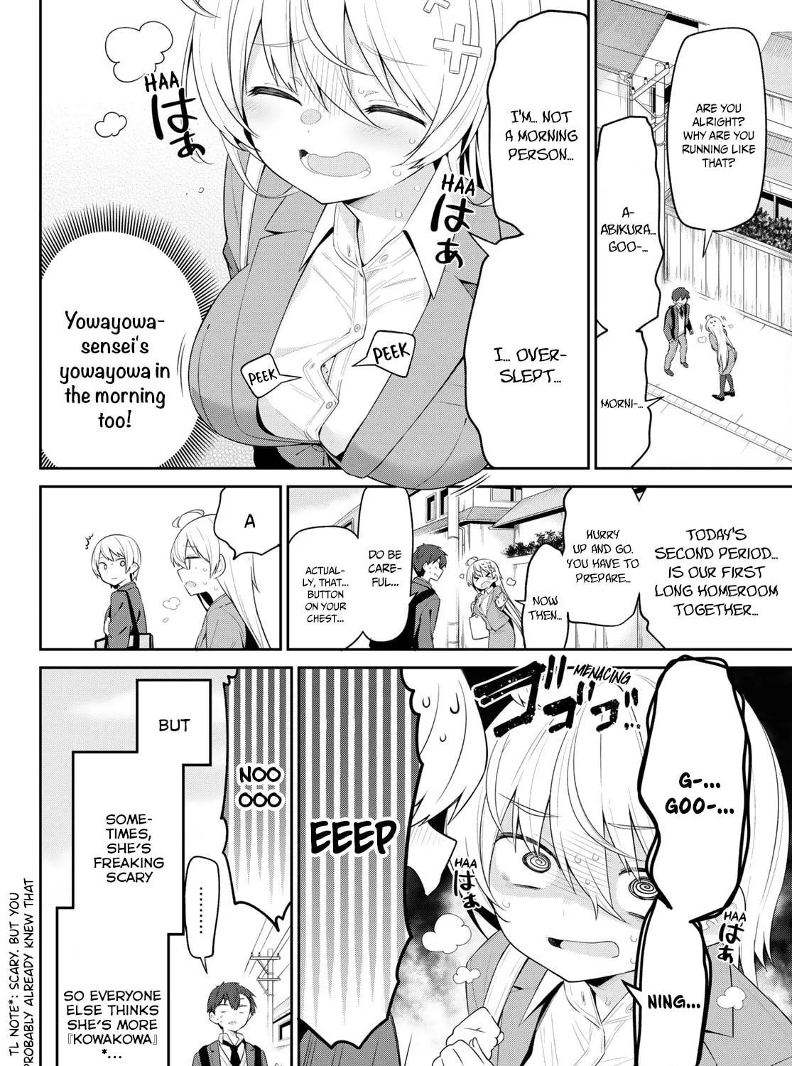 Yowa Yowa Sensei Chapter 4 page 4 - 