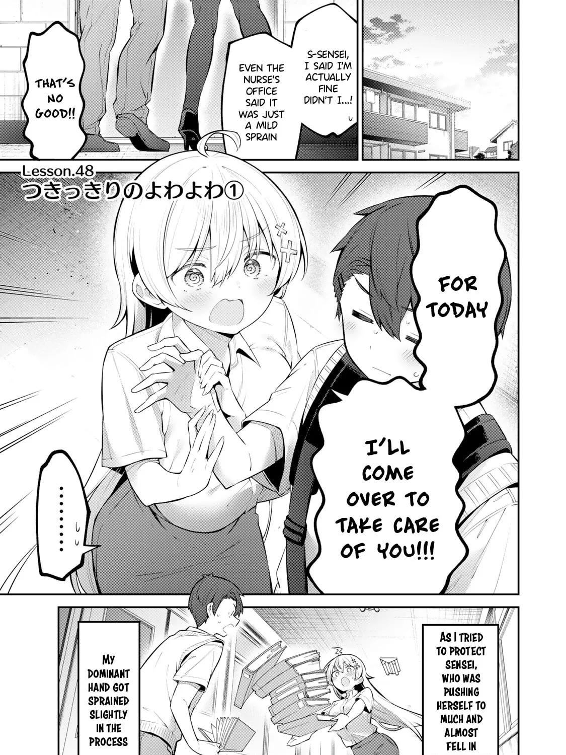 Yowa Yowa Sensei Chapter 48 page 1 - 