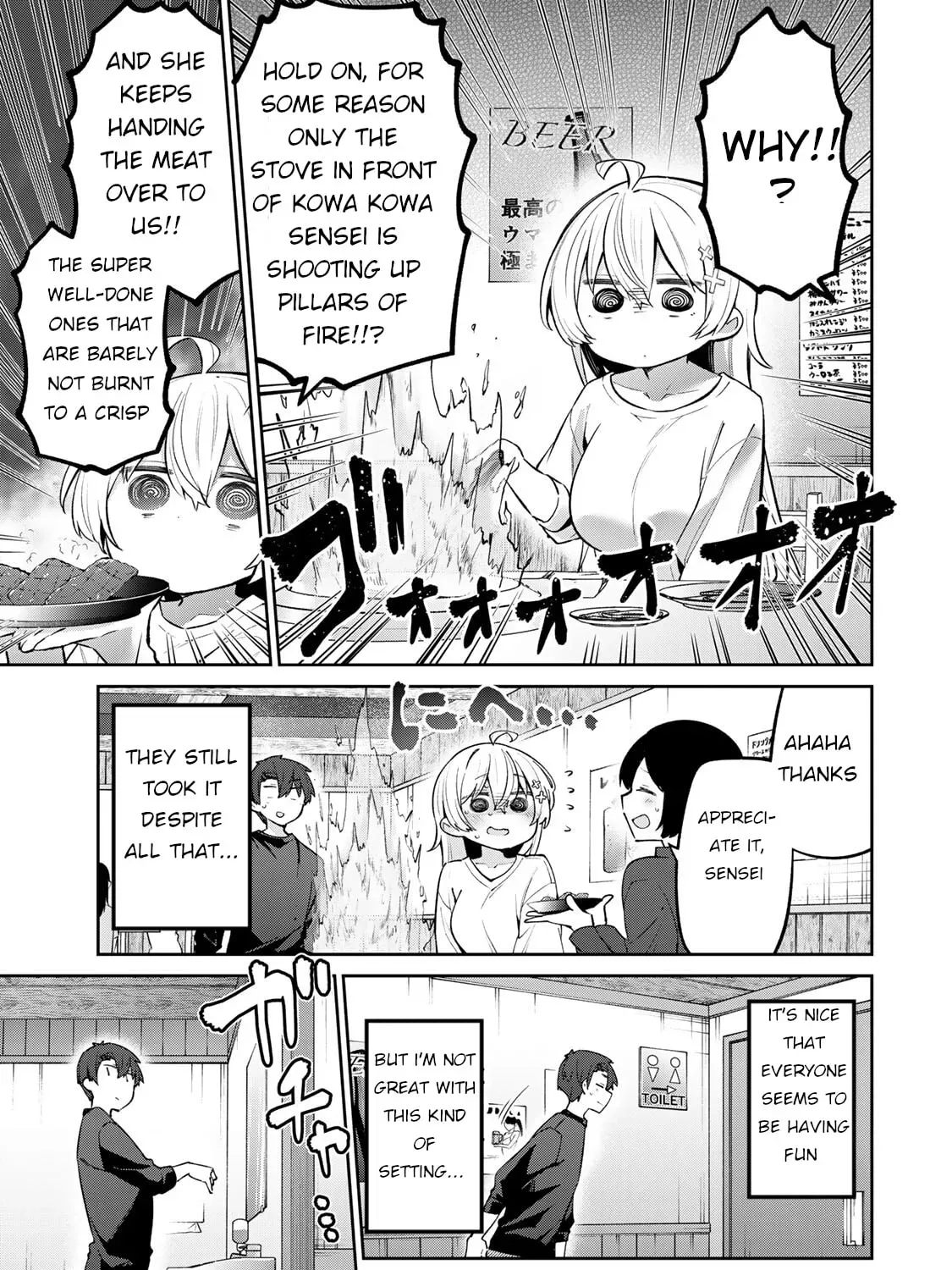 Yowa Yowa Sensei Chapter 5.2 page 9 - 