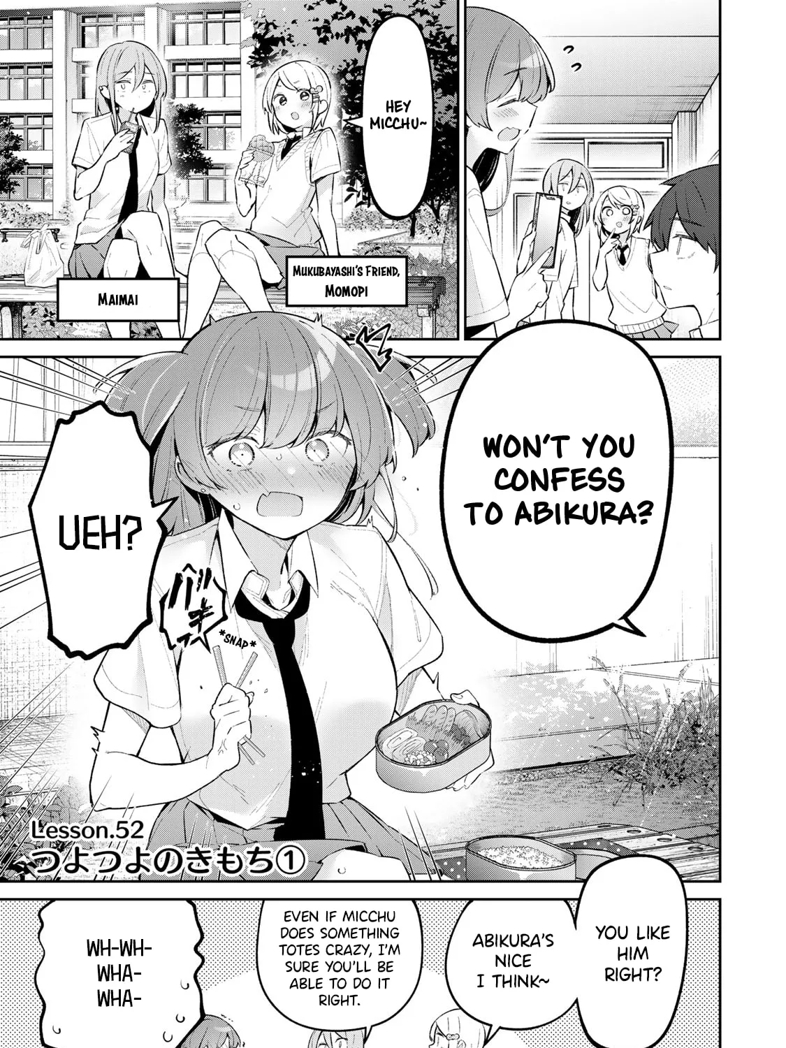 Yowa Yowa Sensei Chapter 52 page 1 - 