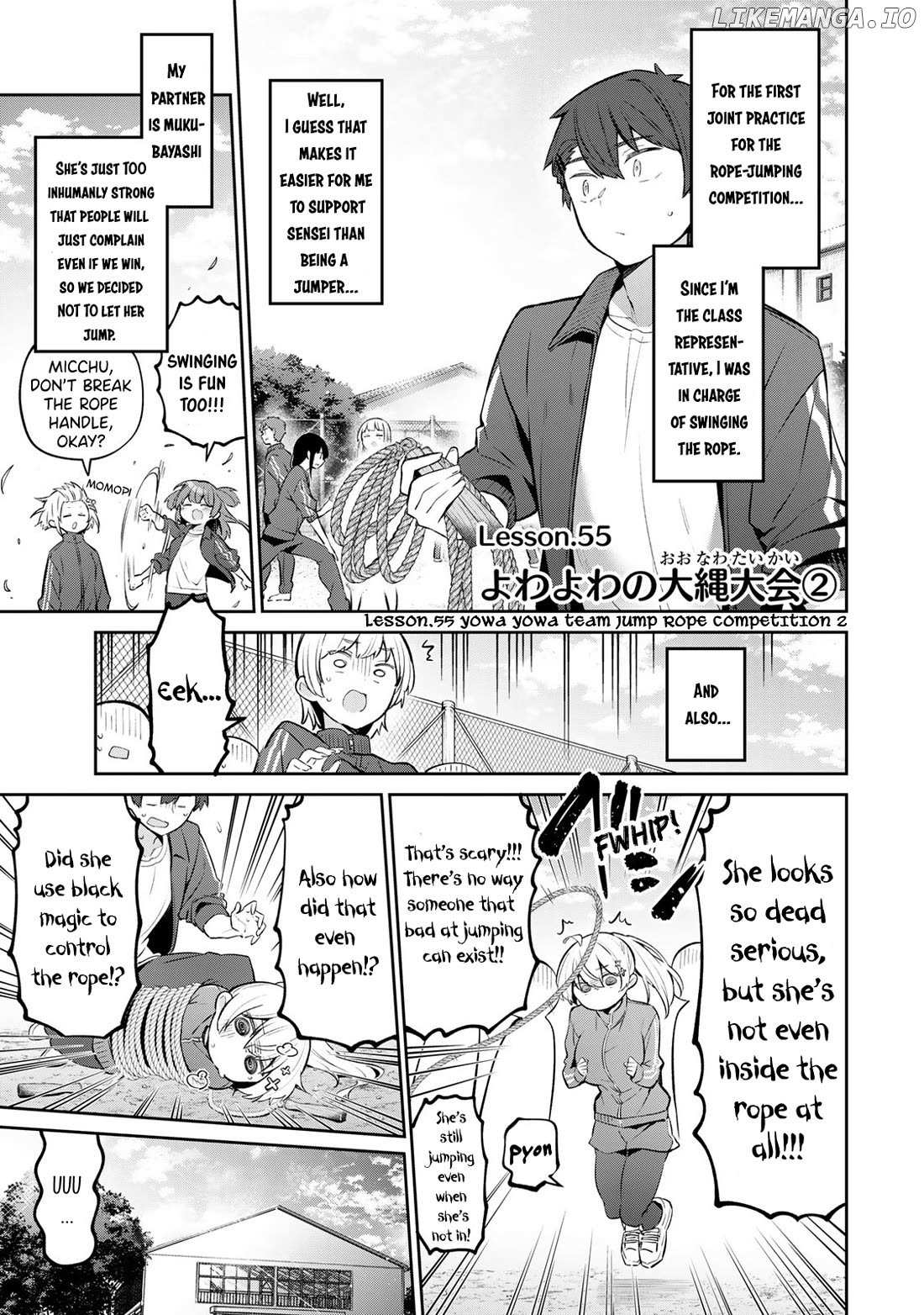 Yowa Yowa Sensei Chapter 55 page 1 - 
